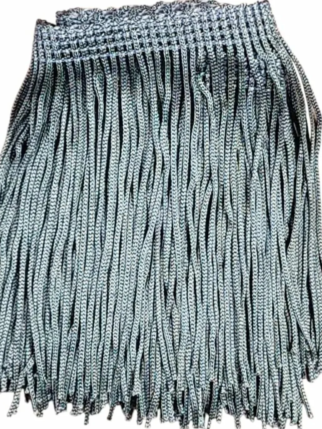 Gray Fringe Trim: 4-Inch Wide, Sold by the Yard