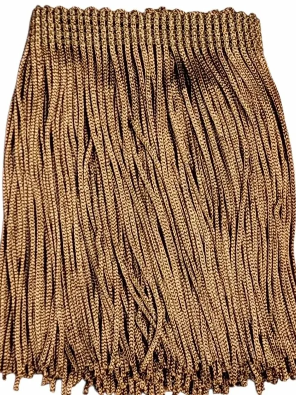 Brown Fringe Trim: 4-Inch Wide, Sold by the Yard