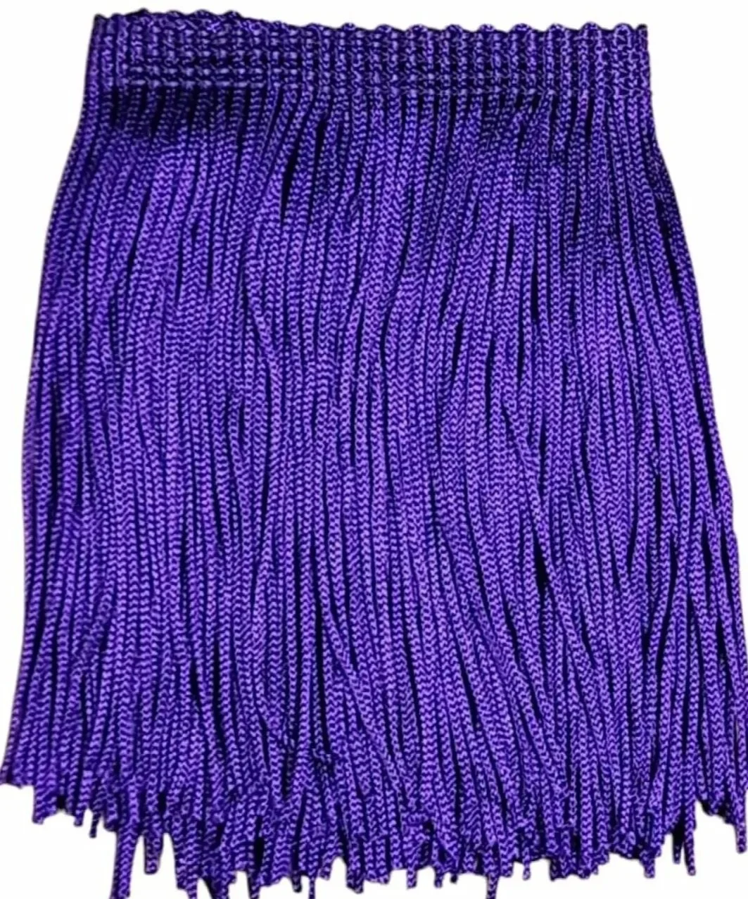 Indigo Purple Fringe Trim: 4-Inch Wide, Sold by the Yard
