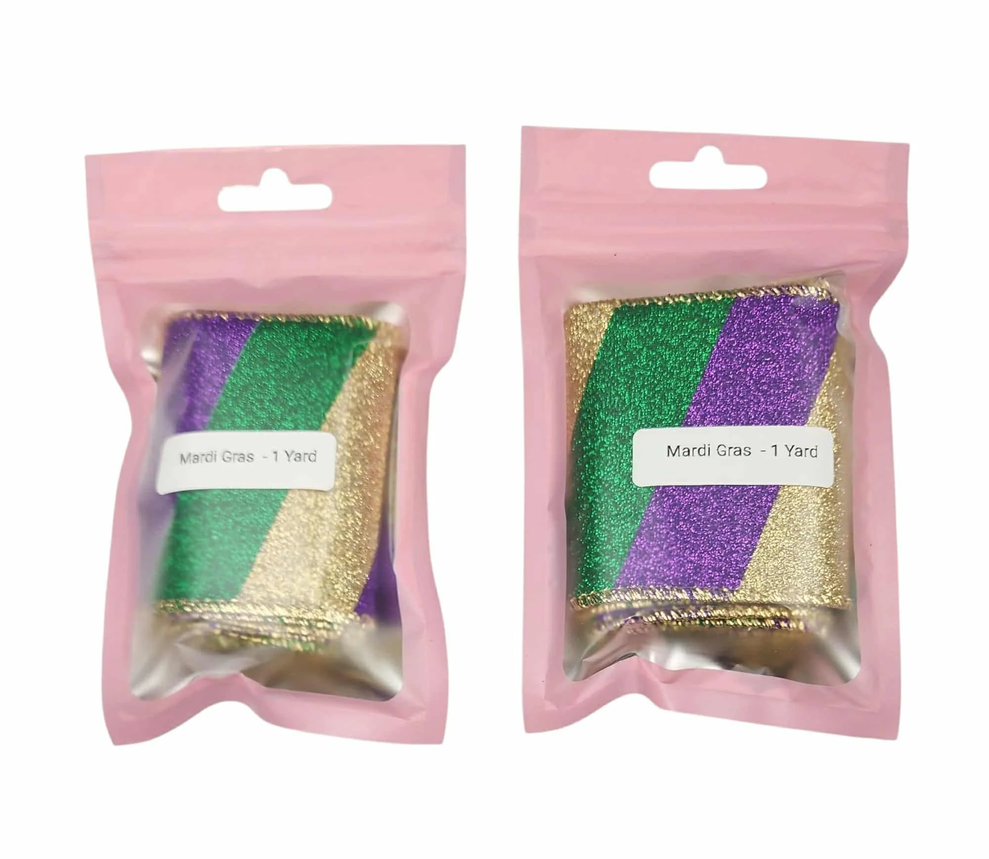Mardi Gras Diagonal Stripes Wired Taffeta Ribbon (4).jpg