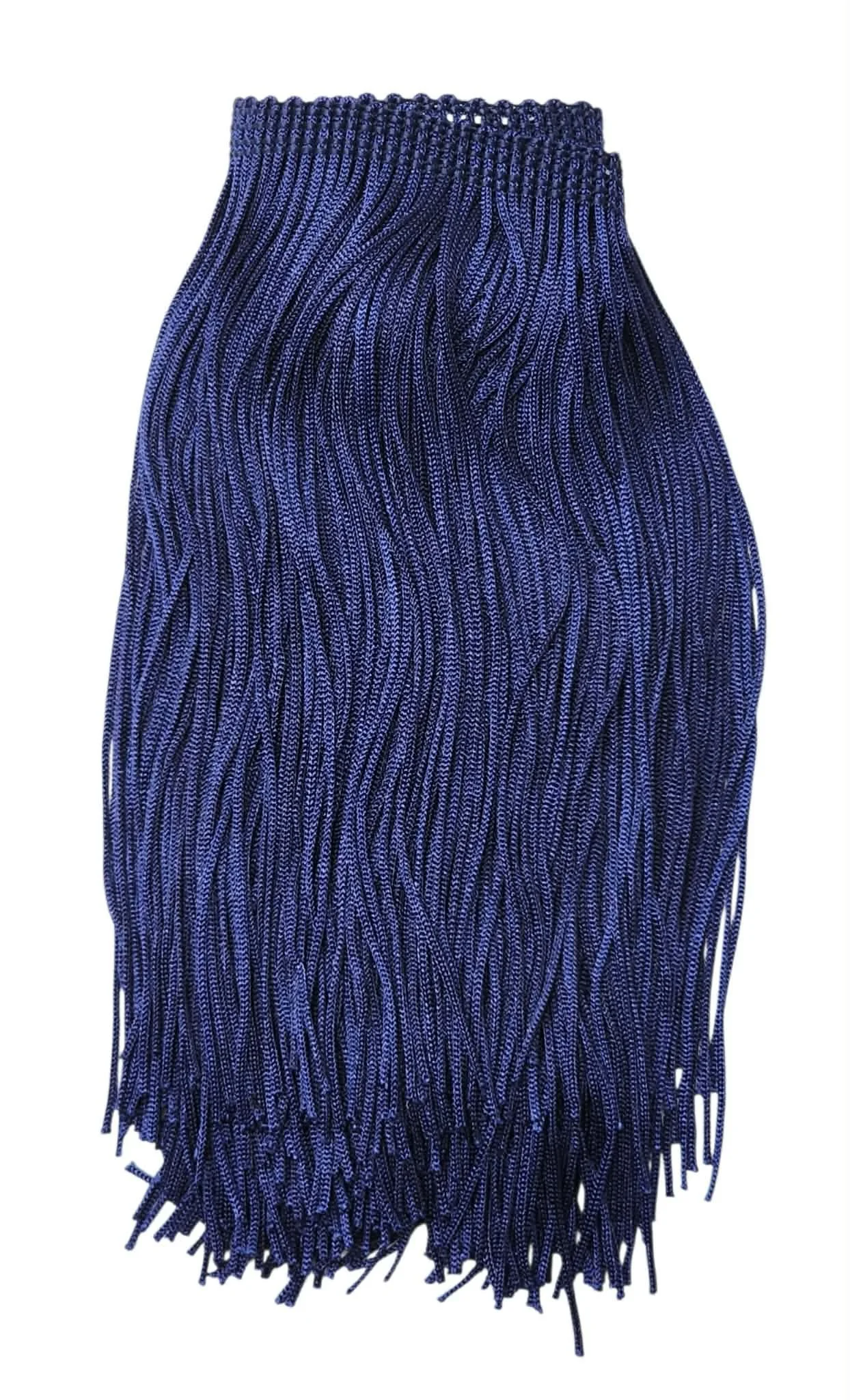 Navy Blue Fringe Trim: 6-Inch Wide, Sold by the Yard