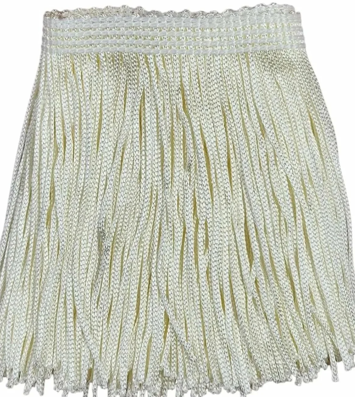 Ivory Fringe Trim: 4-Inch Wide, Sold by the Yard