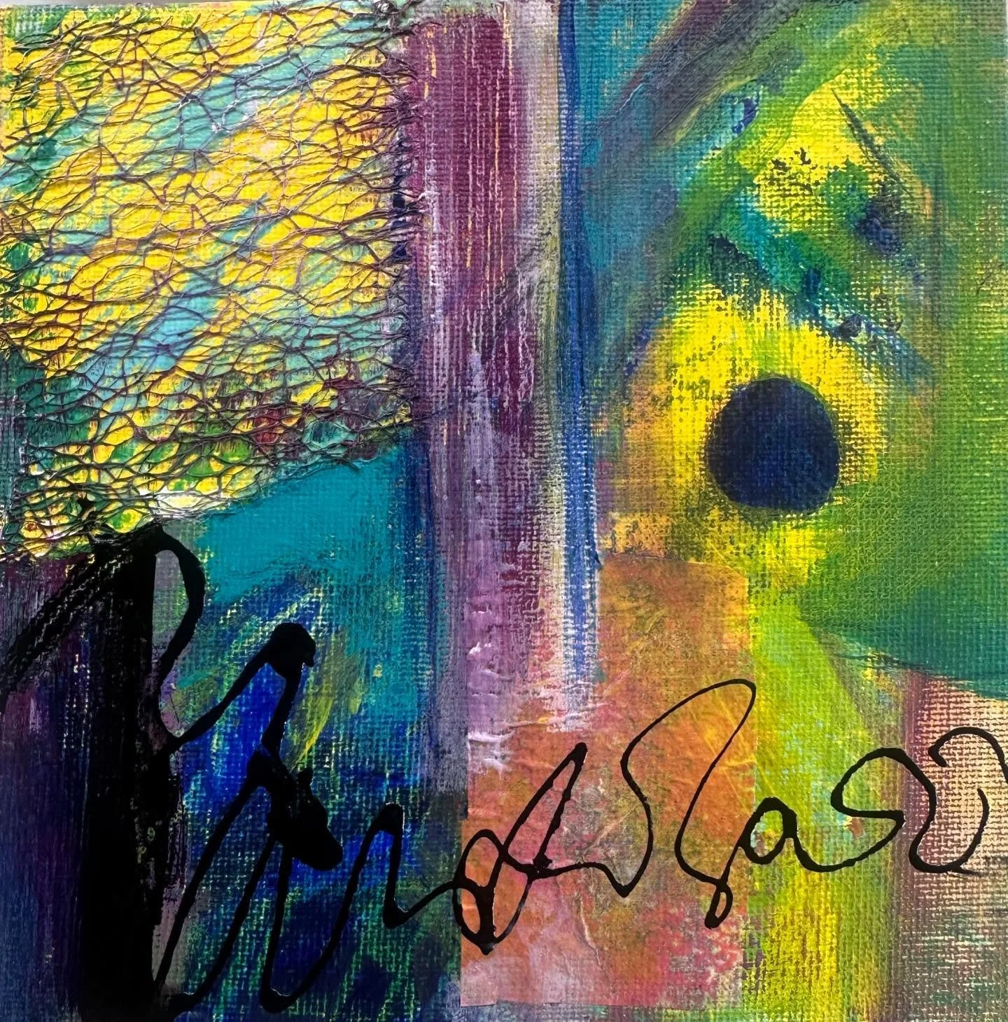 Just finished these 4 small, acrylic and collage paintings, which were inspired by doing 4 similar works (second 4 in post) at a fun workshop last year. I will probably exhibit them soon at the Paekakariki Art Show along with some larger abstract pai