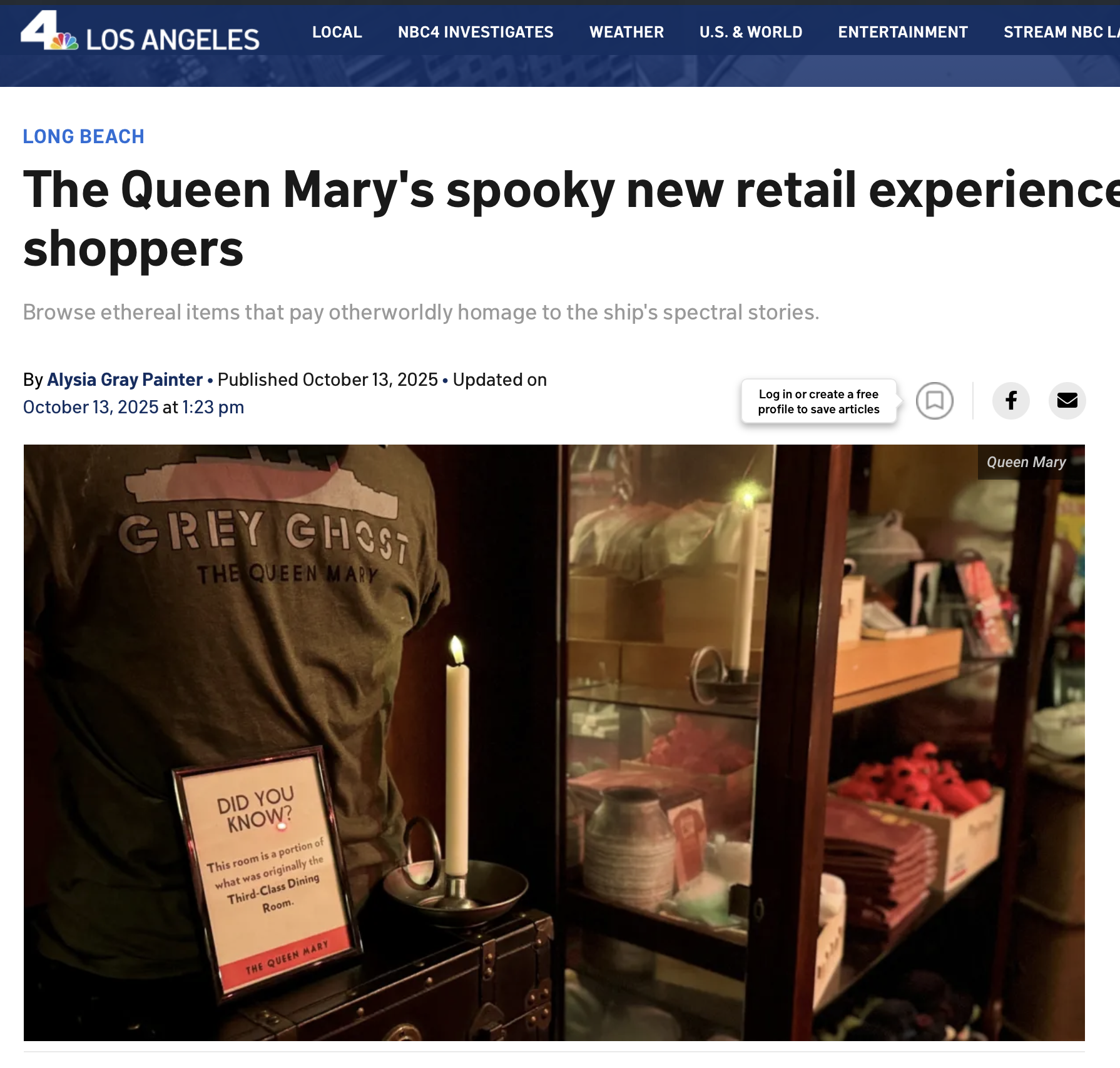 When Stories Travel: Seeing Our Work at the Queen Mary in the Spotlight