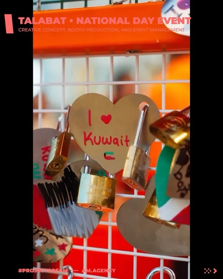 PROJECT - Talabat Kuwait @talabatkwt 
NATIONAL DAY EVENT -
SERVICES - CREATIVE CONCEPT, BOOTH PRODUCTION, AND EVENT MANAGEMENT
#ProjectsOfAM