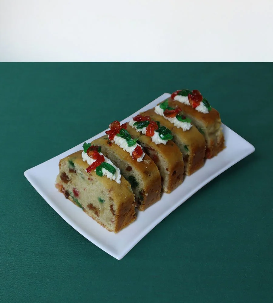 Fruit cake slices
