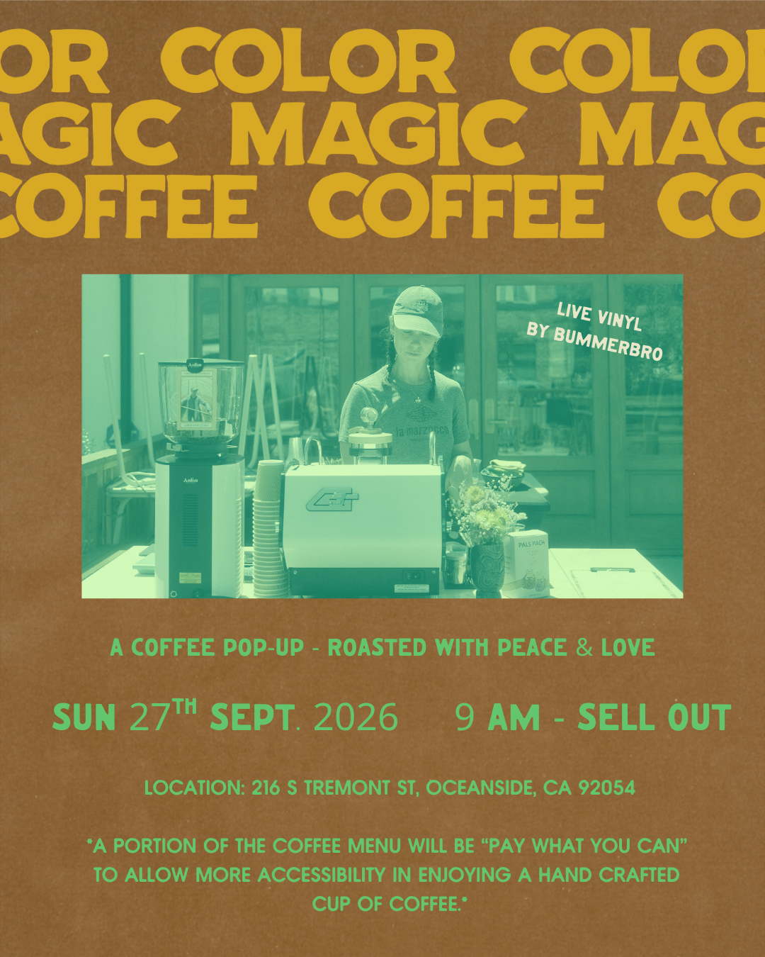 Color Magic, Garden Pop Up - Sun, 9/27
