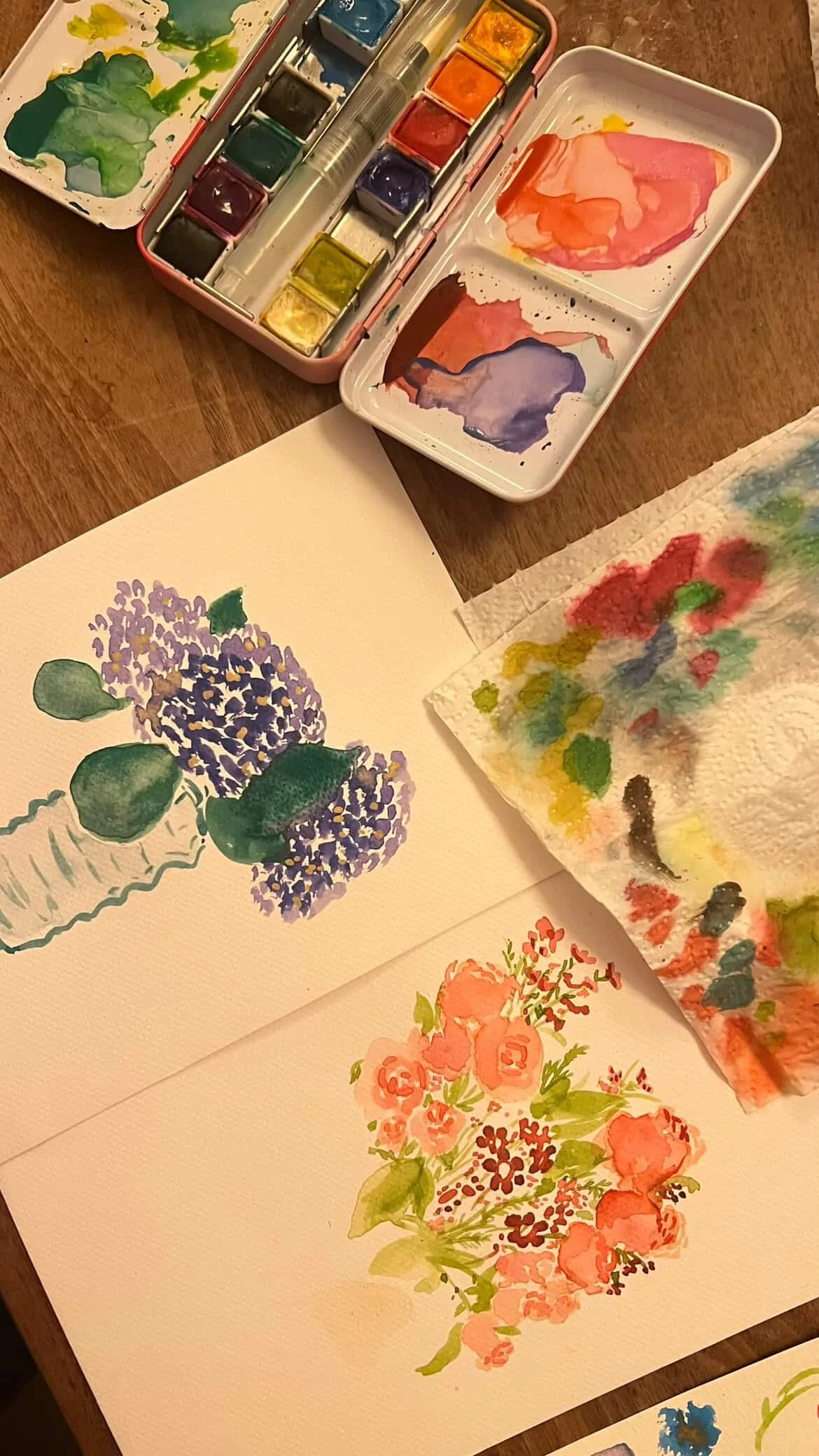 Flower Study - A Watercolor Painting Workshop & Sound Bath - Thu 3/12