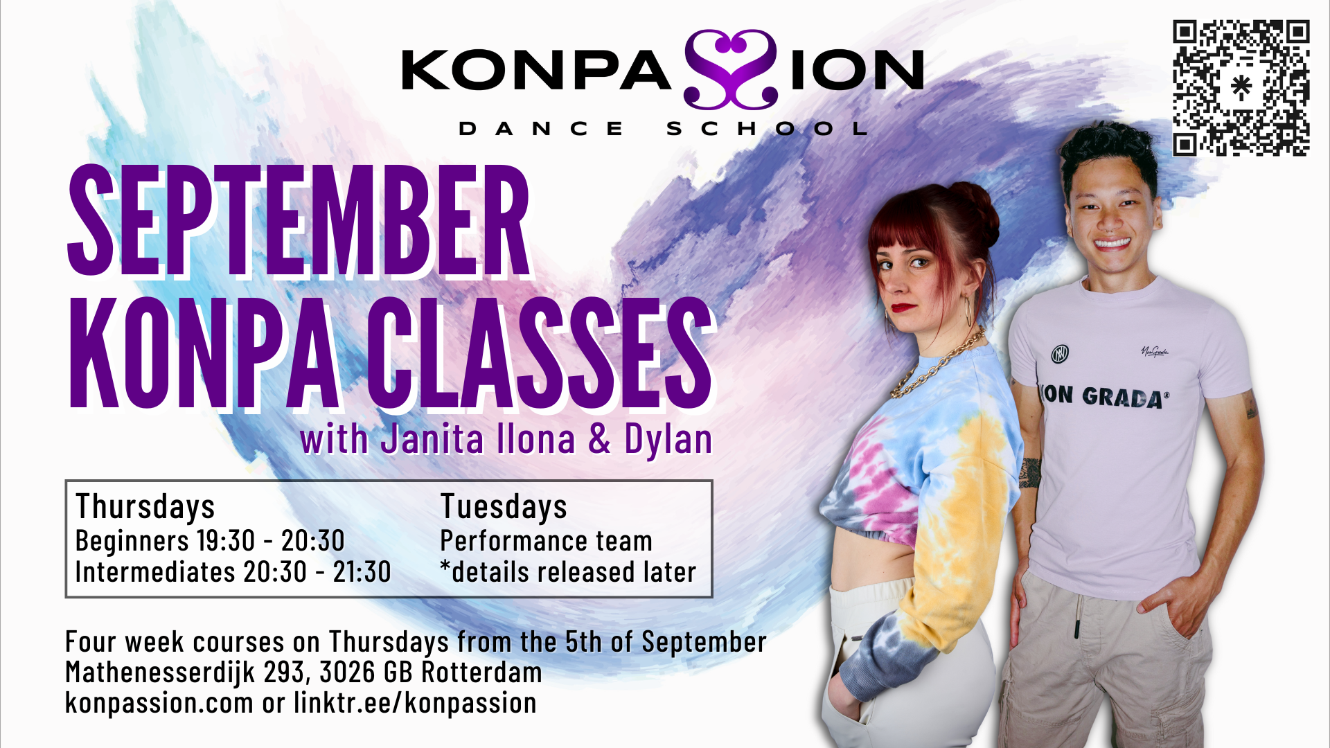 September Konpa Courses for Beginner and Intermediates in Rotterdam