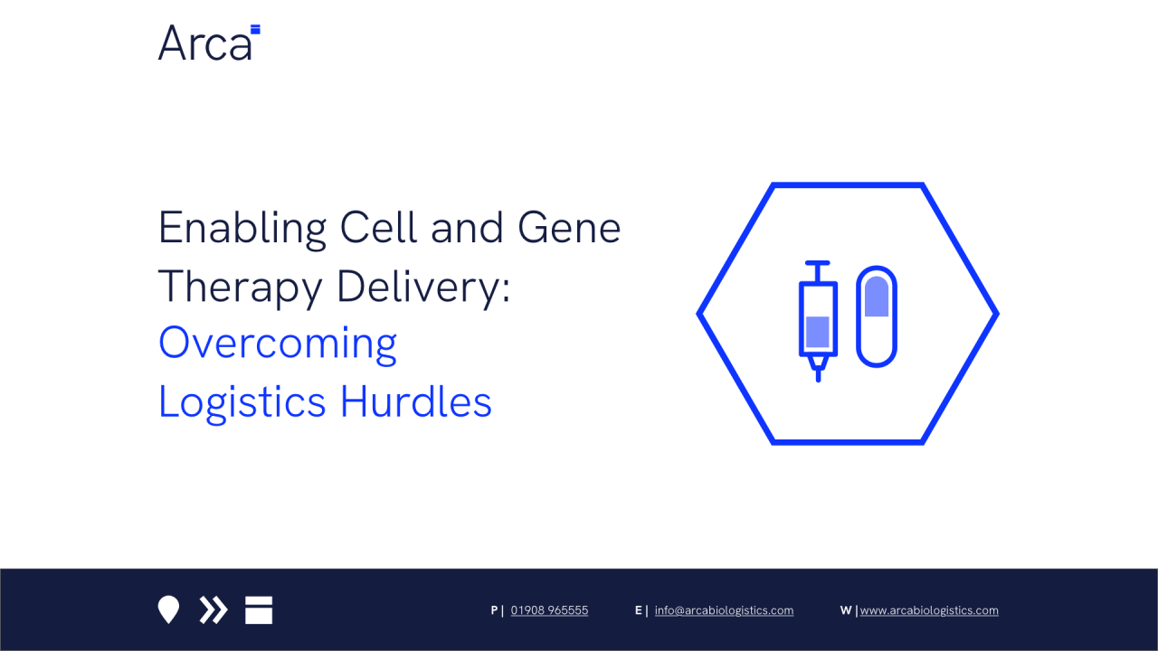 Enabling Cell and Gene Therapy Delivery: Overcoming Logistics Hurdles