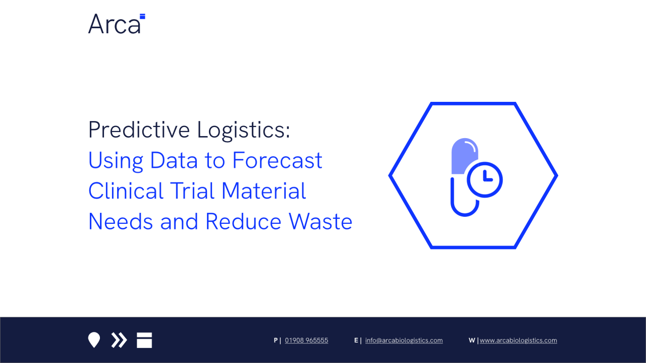 Predictive Logistics: Using Data to Forecast Clinical Trial Material Needs and Reduce Waste