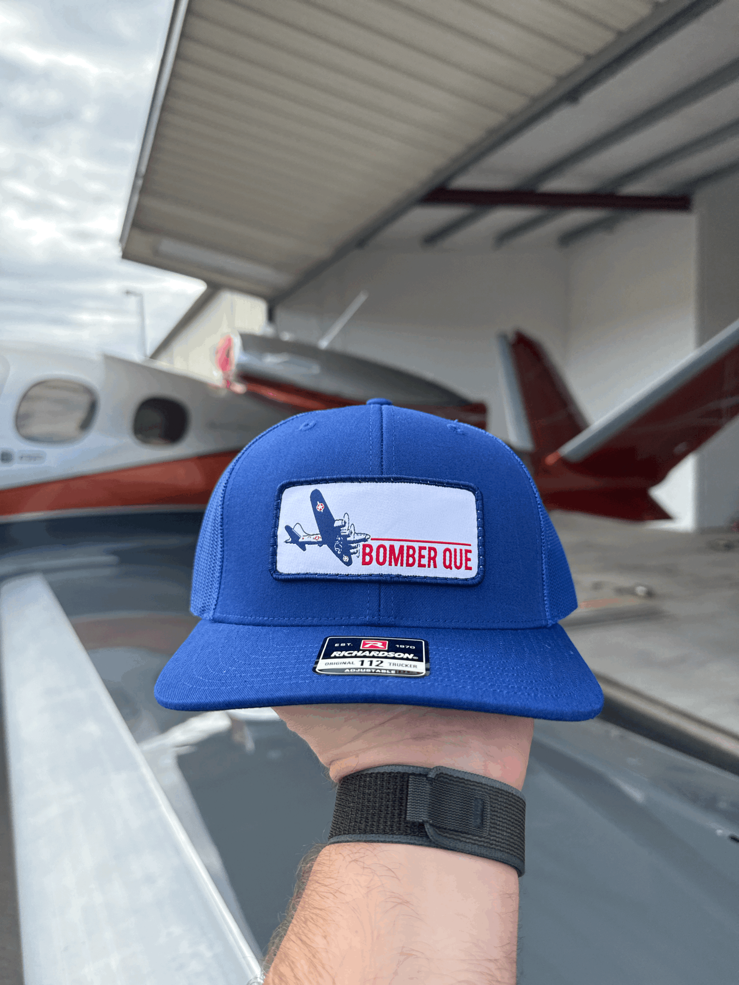 Blue Richardson 112 'Bomber Que' Hat