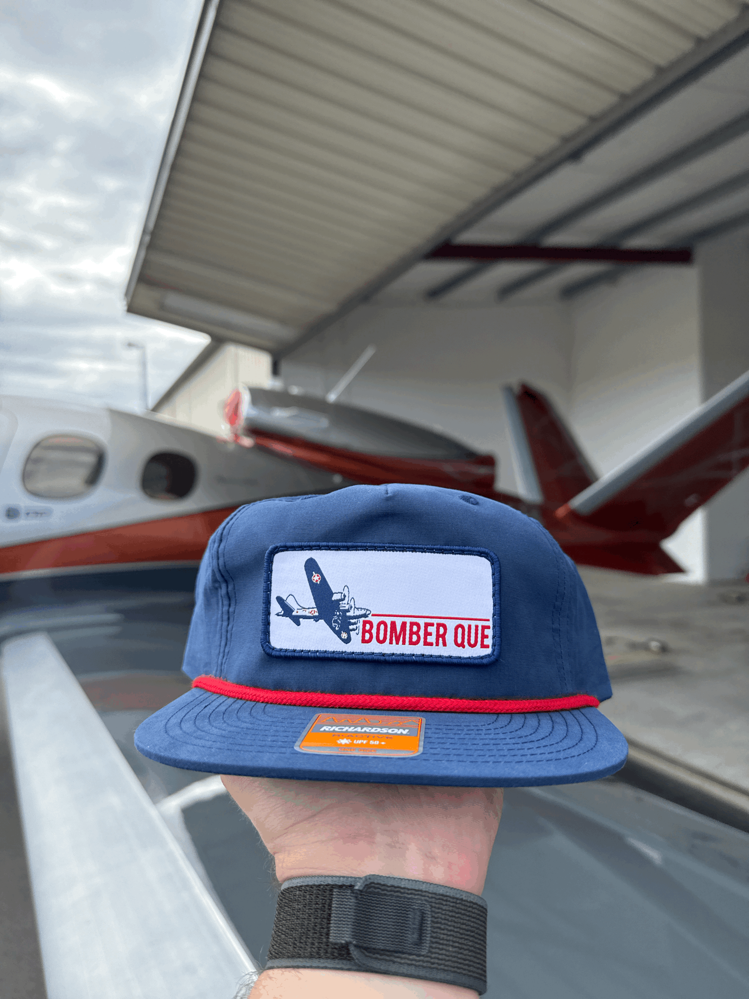 Blue Richardson 256 'Bomber Que' Hat