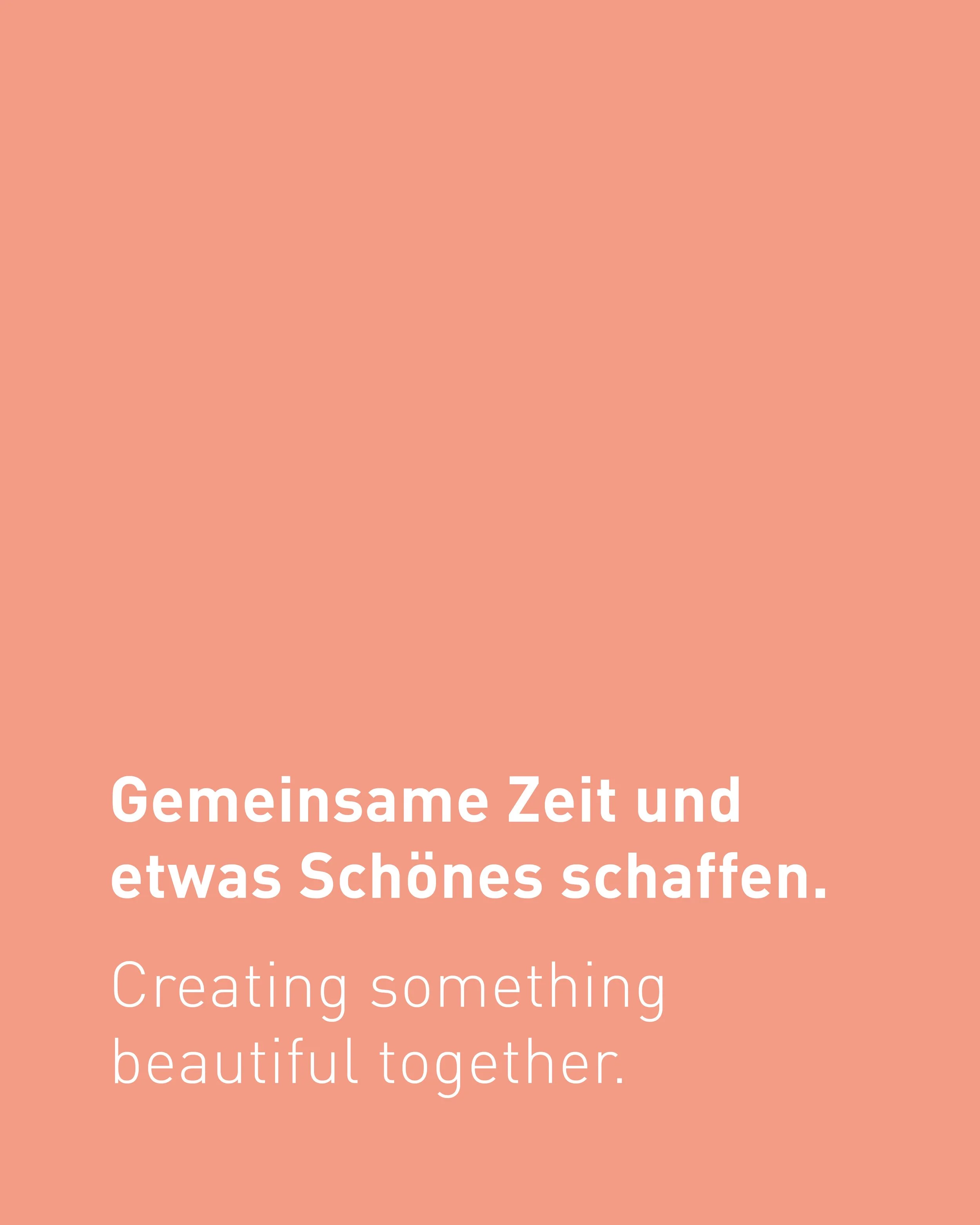 Zeit miteinander zu verbringen, ist das wertvollste, das es gibt.