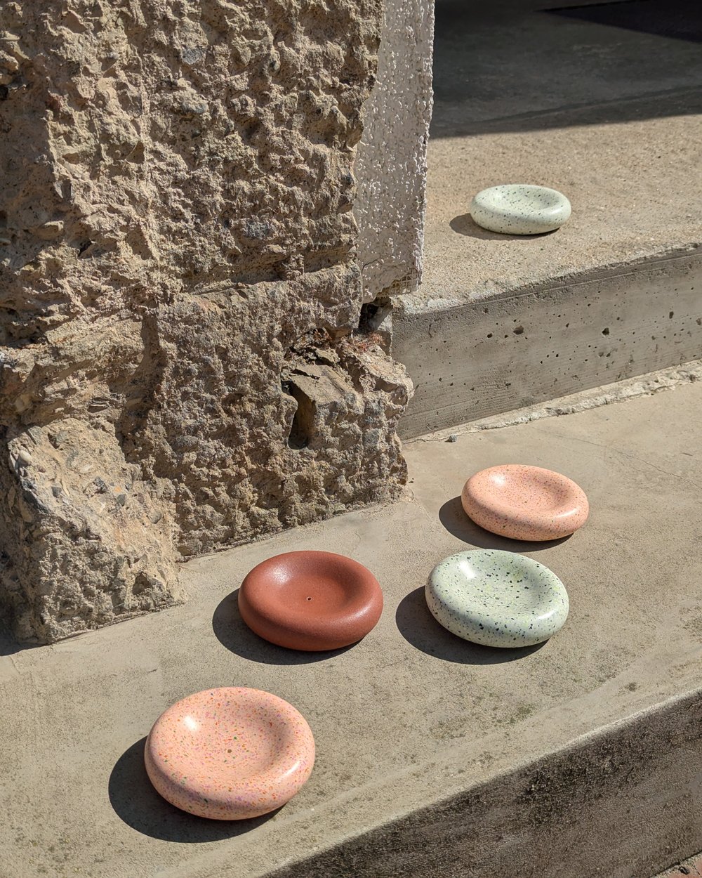Studio-Wahoo-Pool-Bowl-tiny-terrazzo-neon-incense-soap-holder-summer.jpg