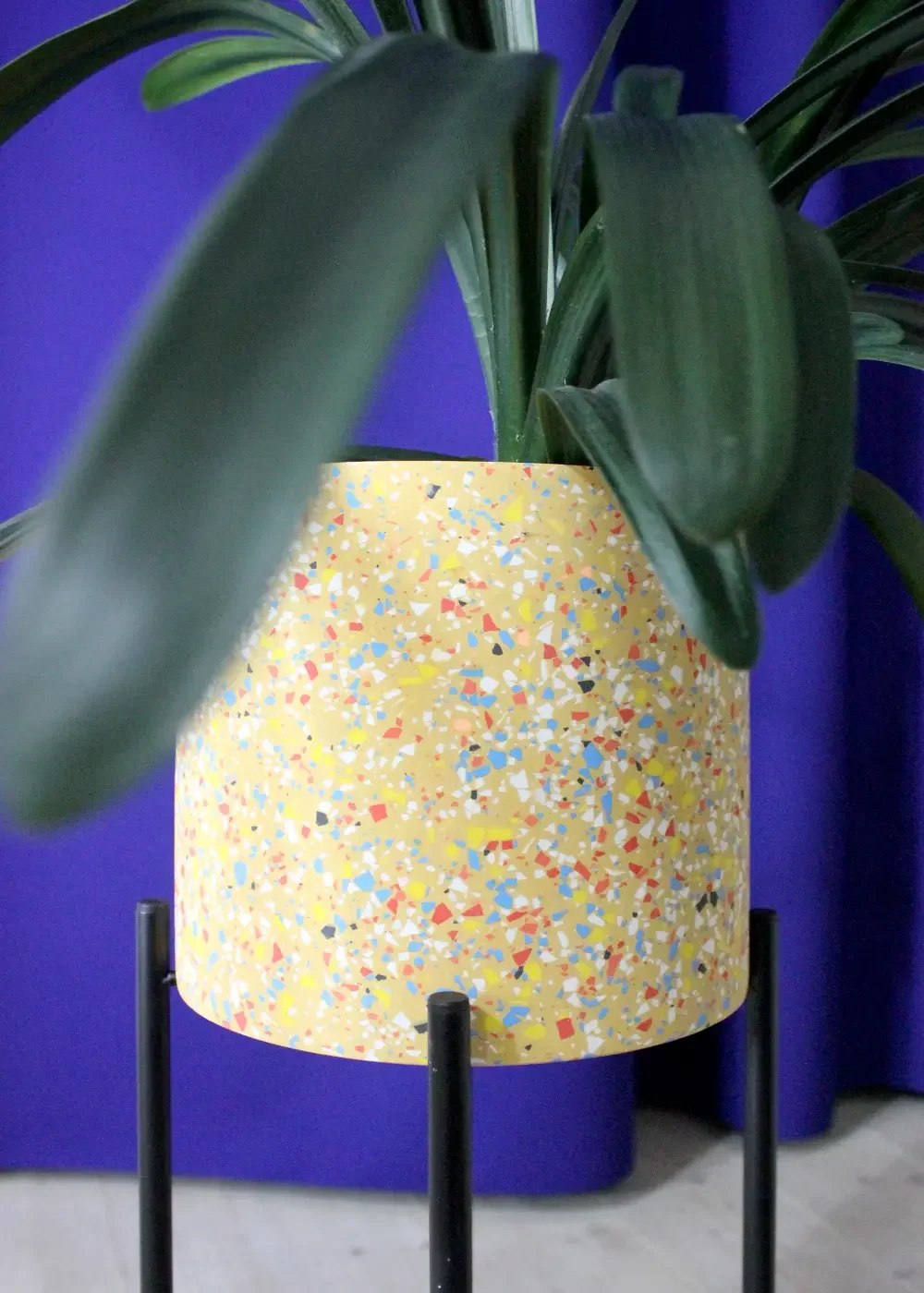 PLANT POT „Oxyd Gelb“ (Ø 20 cm) – handgefertigter Übertopf