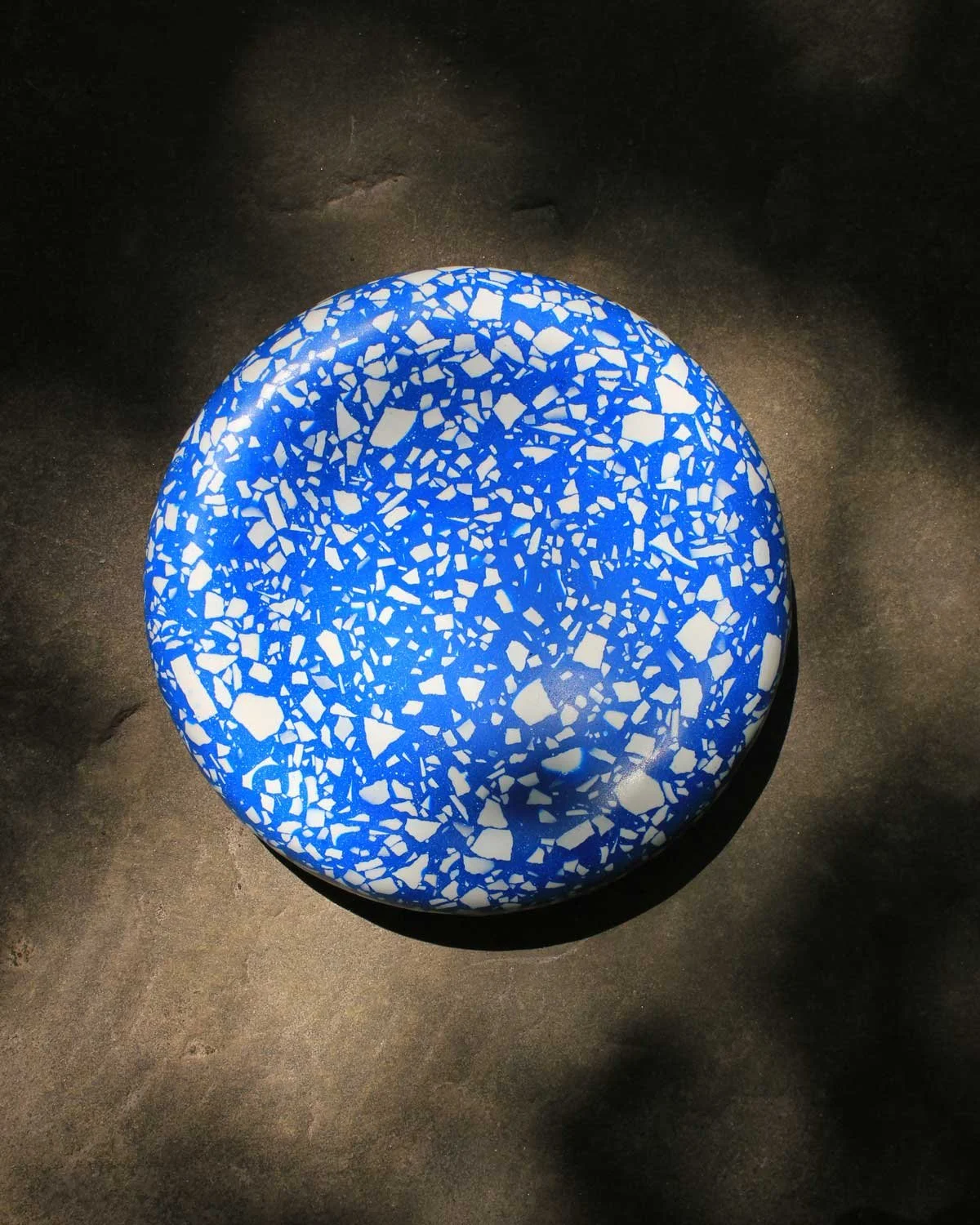 Everyday Ritual Object "Blue Terrazzo" (Ø 12,5 cm)