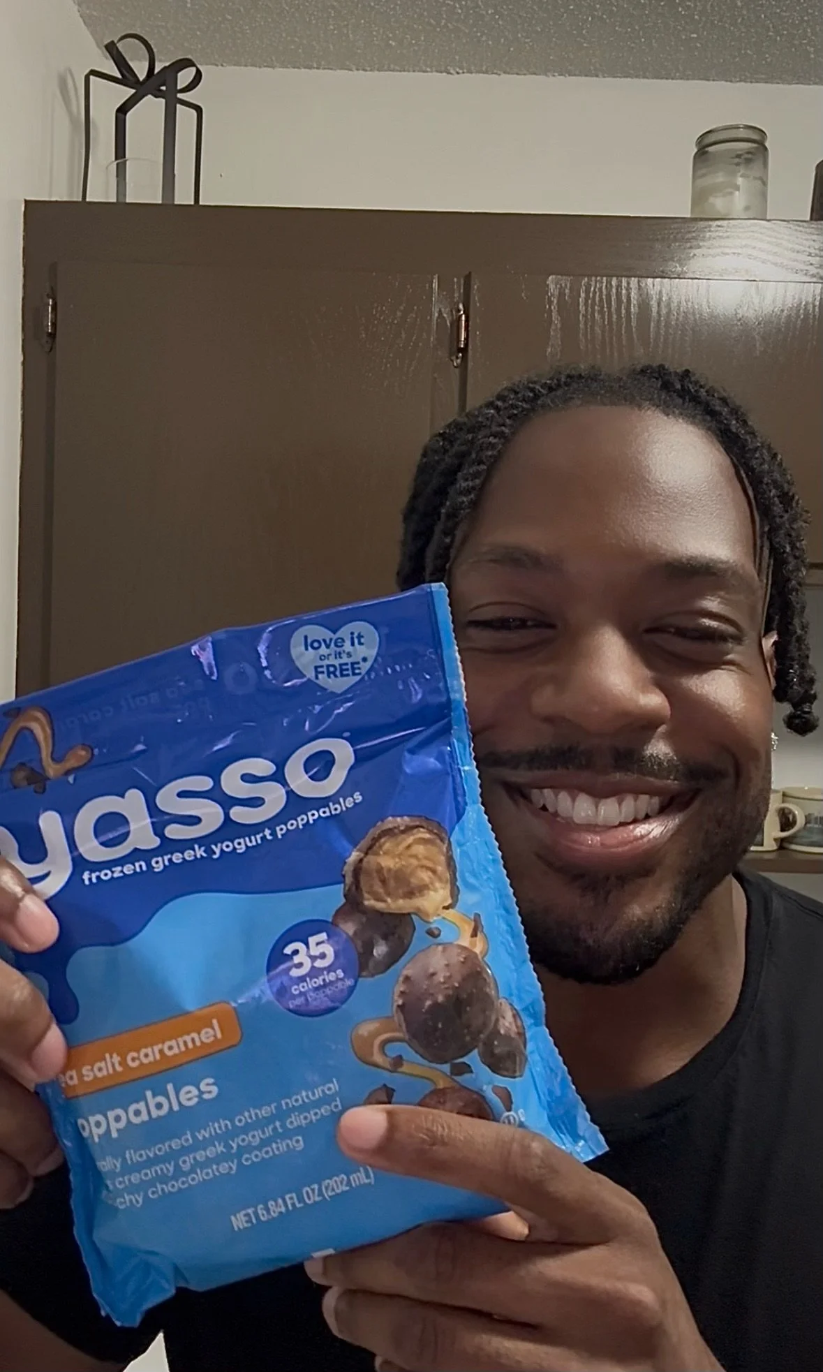 UGC content by Austin Treadwell, Treadwellington, Treadwell, DPT showing off the yasso poppables