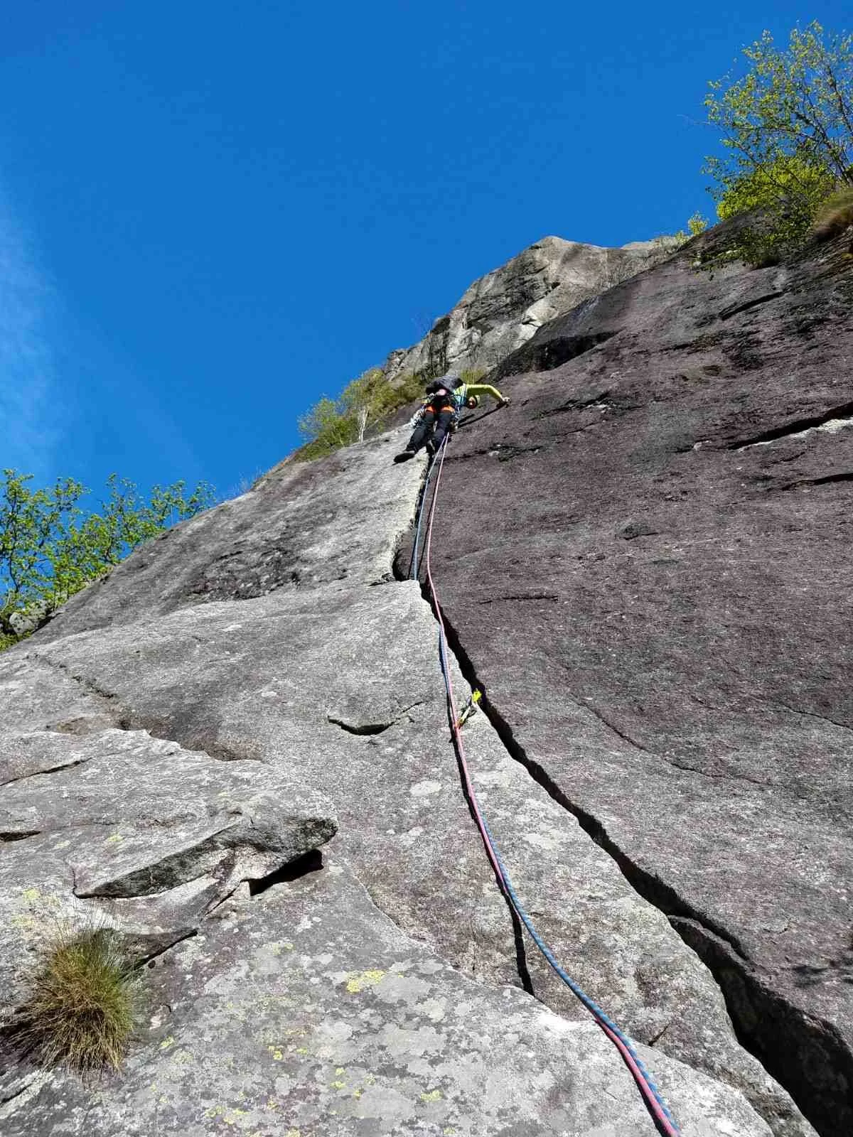 Stage Trad climbing val di Sasa