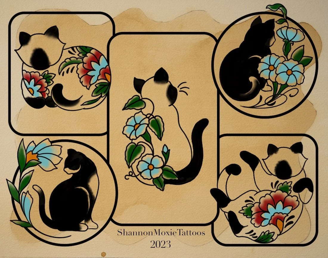 Flash designs from 2023's Popcats show