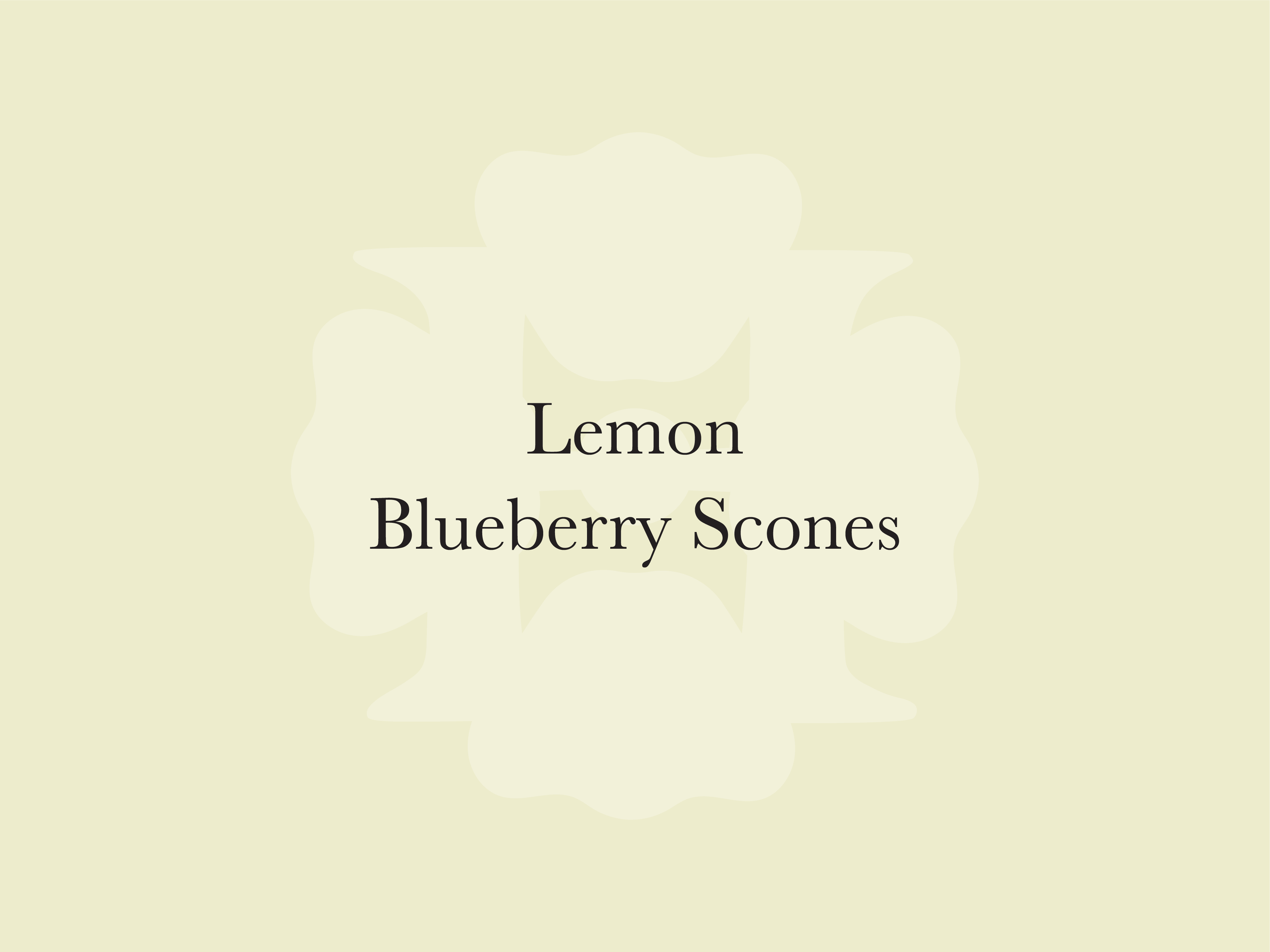 Lemon Blueberry Scones