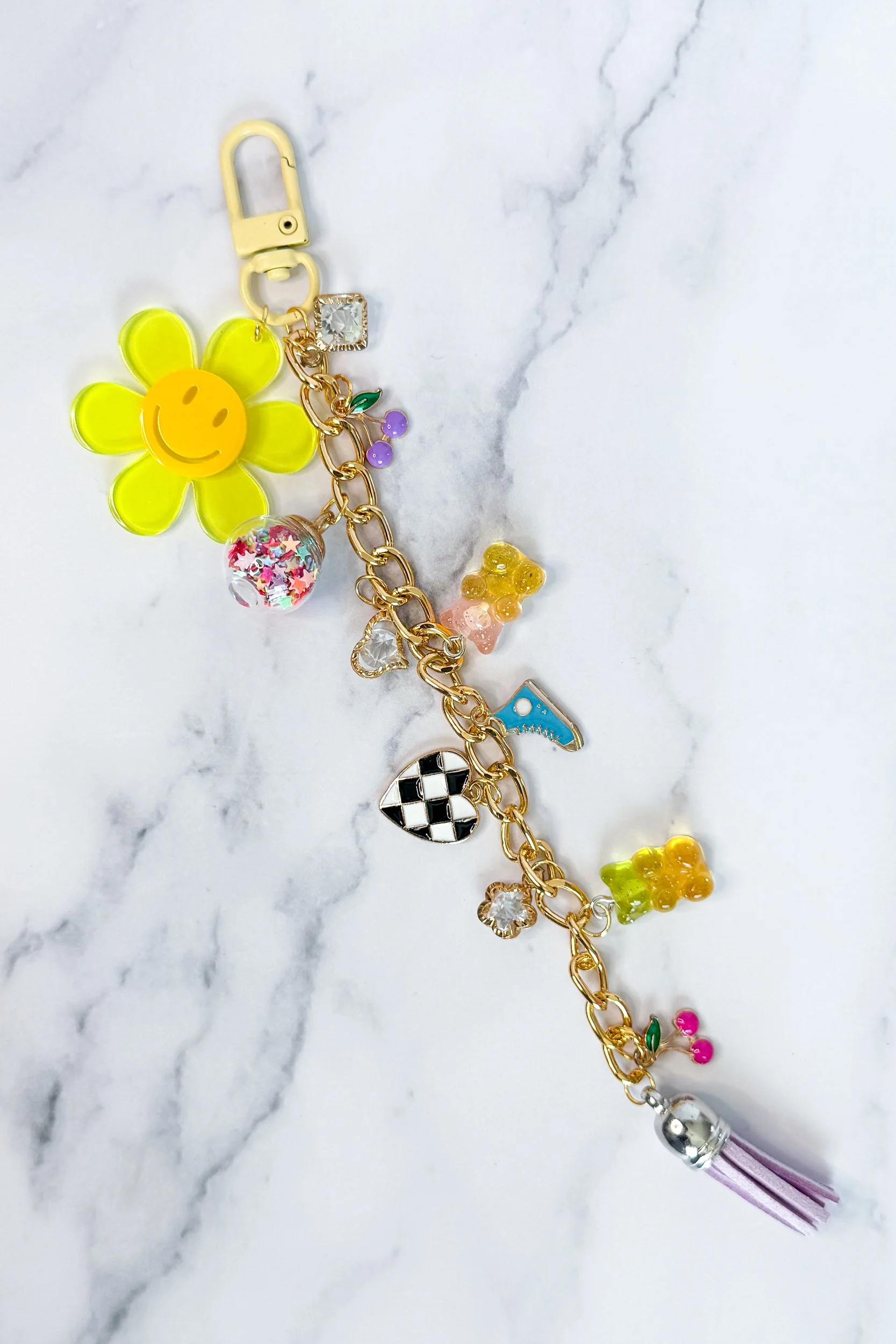 'Flower Power' Bag Charm
