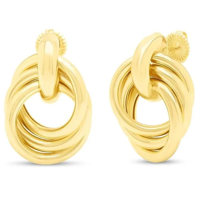 Timeless Drop Earrings In Gold