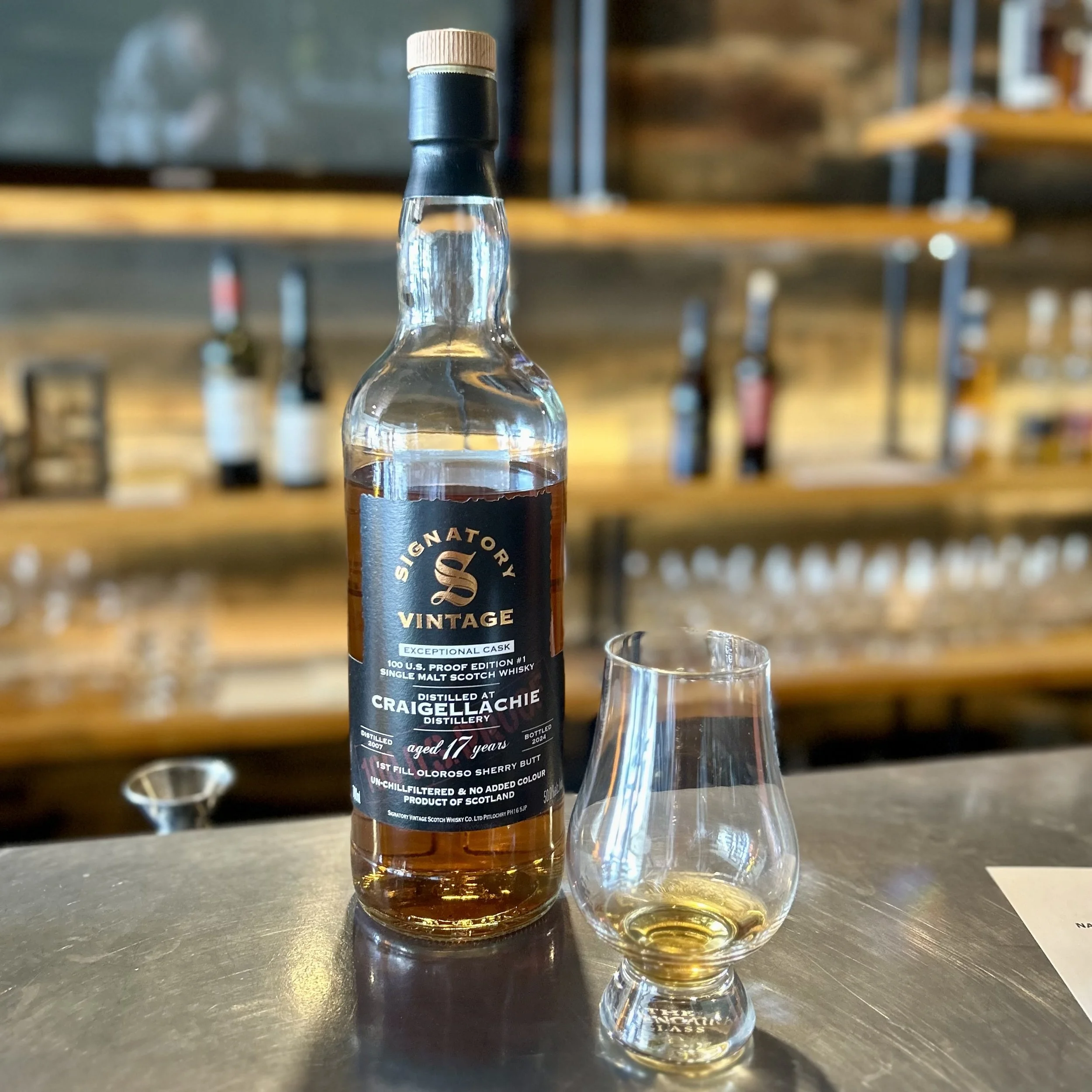 Review #808 - Signatory Vintage Craigellachie 17 Year - US 100 Proof Exceptional Cask