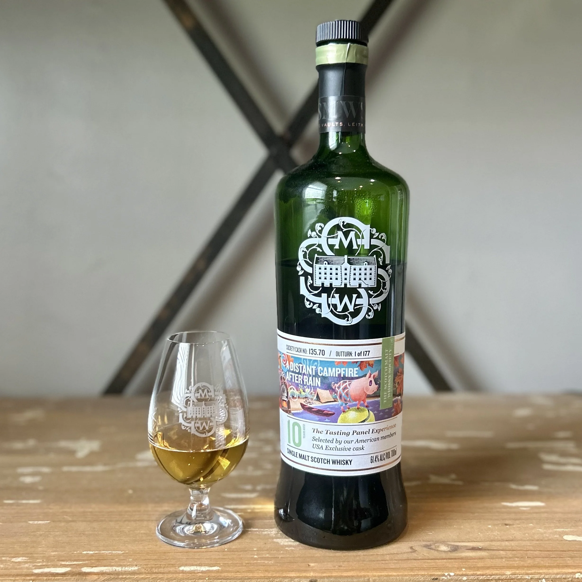 Review #811 - SMWS 135.70 'A Distant Campfire After Rain' - Loch Lomond (Inchmoan) 10 Year