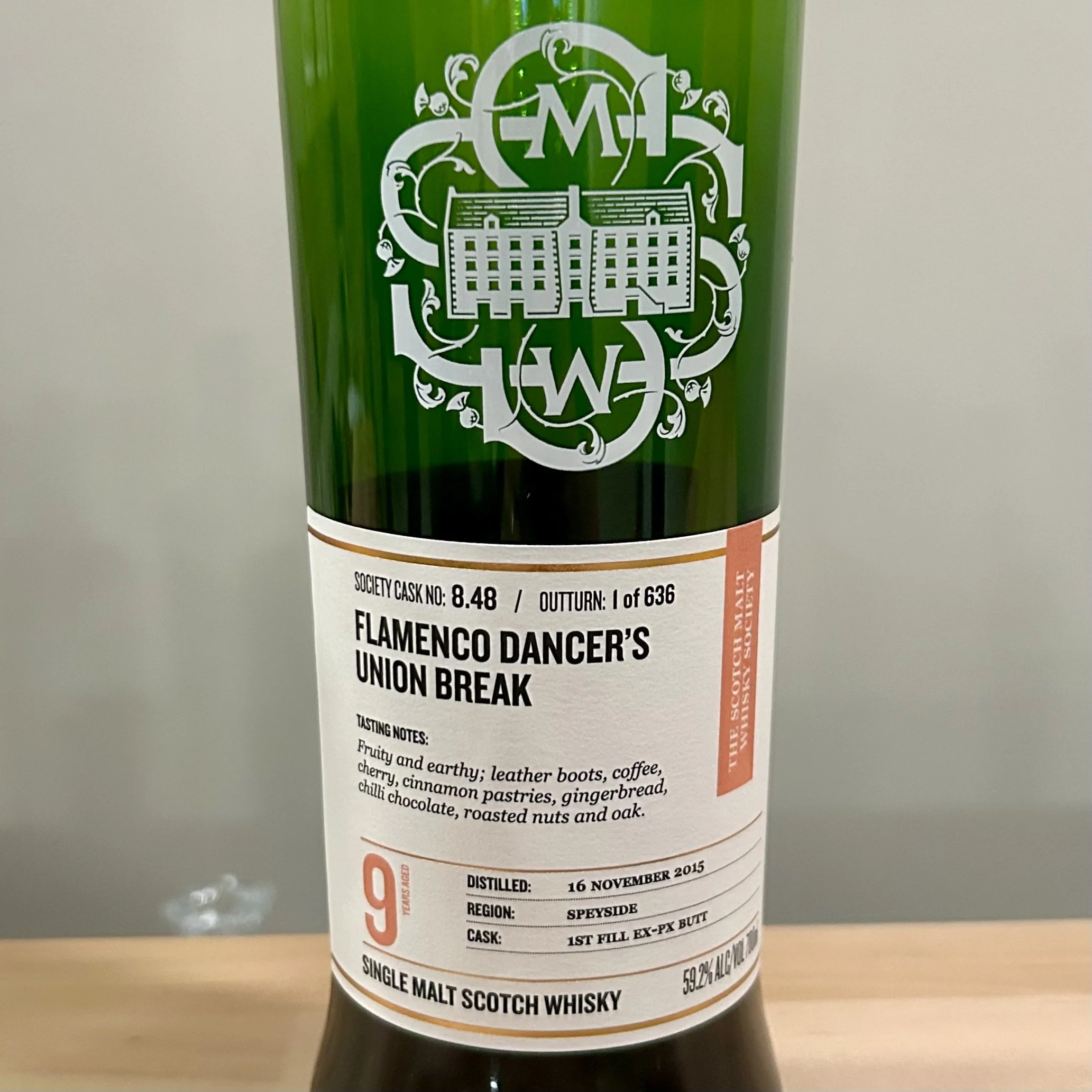 Review #819 - SMWS 8.48 'Flamenco Dancer's Union Break' - Tamdhu 9 Year