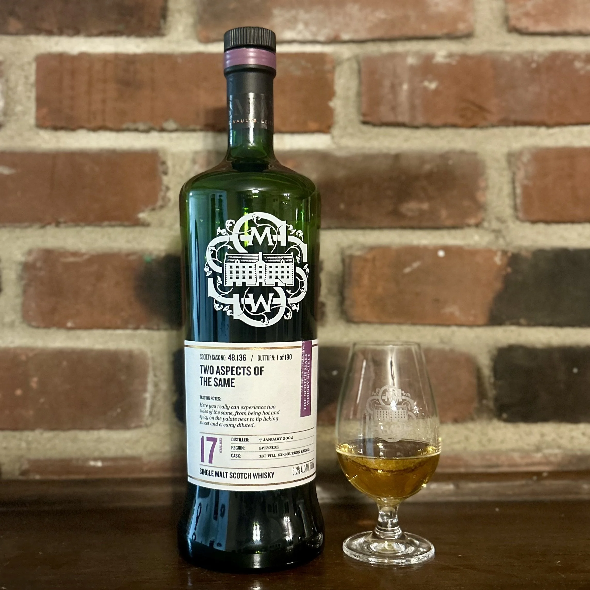 Review #822 - SMWS 48.136 'Two Aspects of the Same' - Balmenach 17 Year