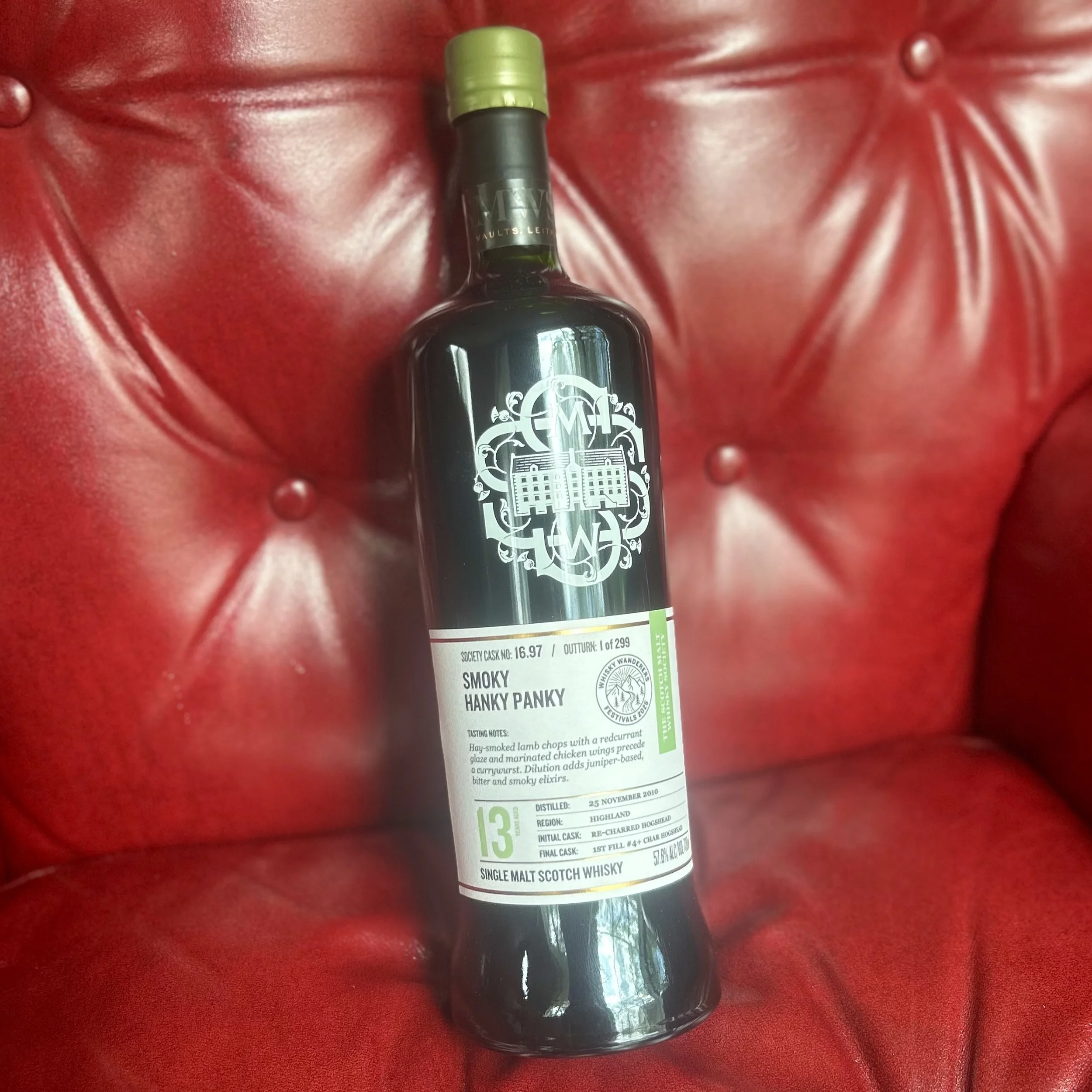 Review #824 - SMWS 16.97 'Smoky Hanky Panky' - Glenturret 13 Year