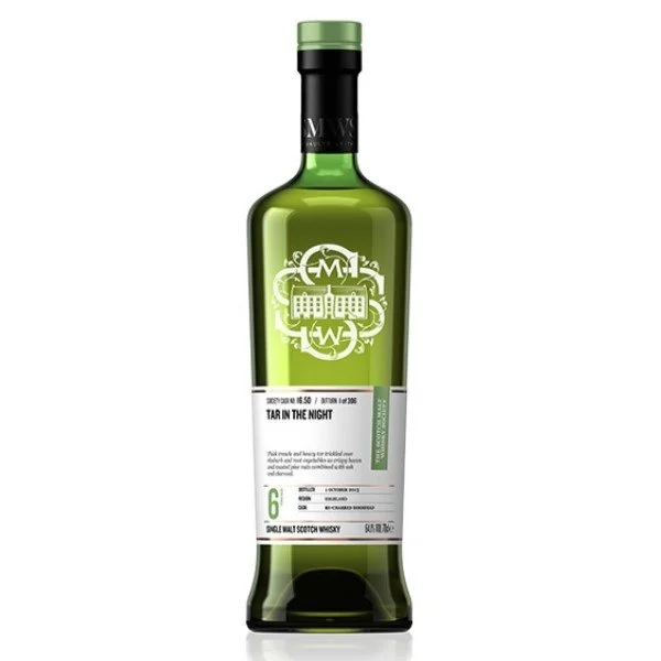 Review #825 - SMWS 16.50 'Tar in the Night' - Glenturret 6 Year