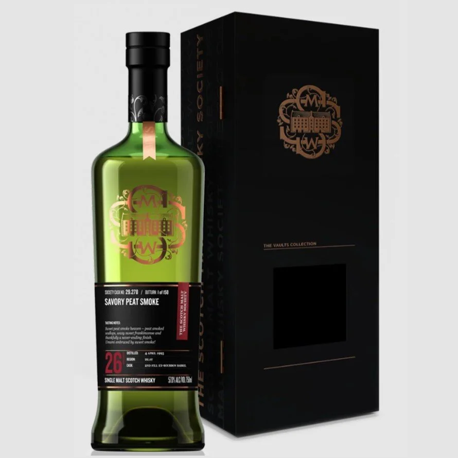 Review #831 - SMWS 29.278 'Savory Peat Smoke' - Laphroaig 26 Year