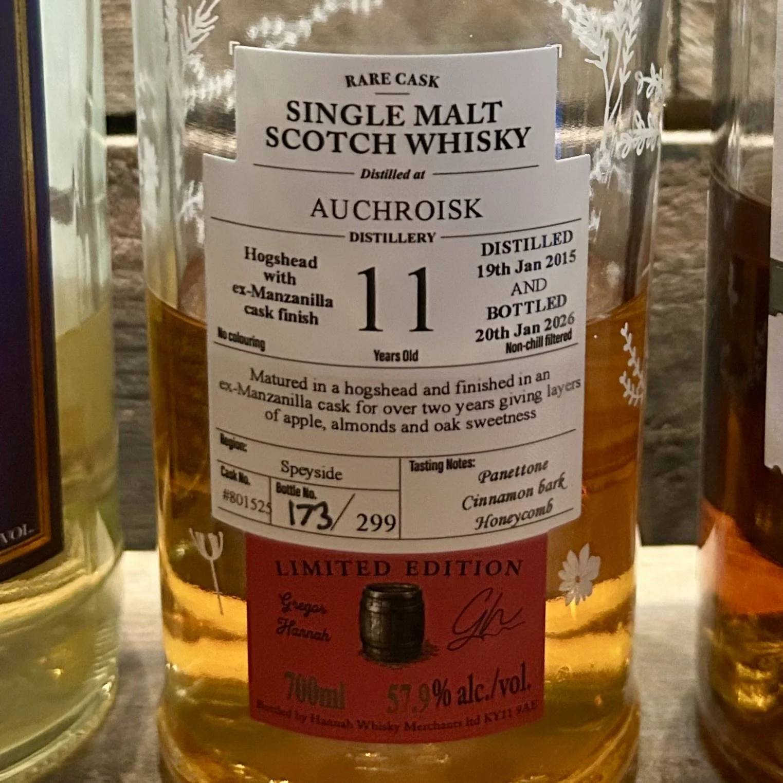 Review #839 - Lady of the Glen Auchroisk 11 Year Single Cask