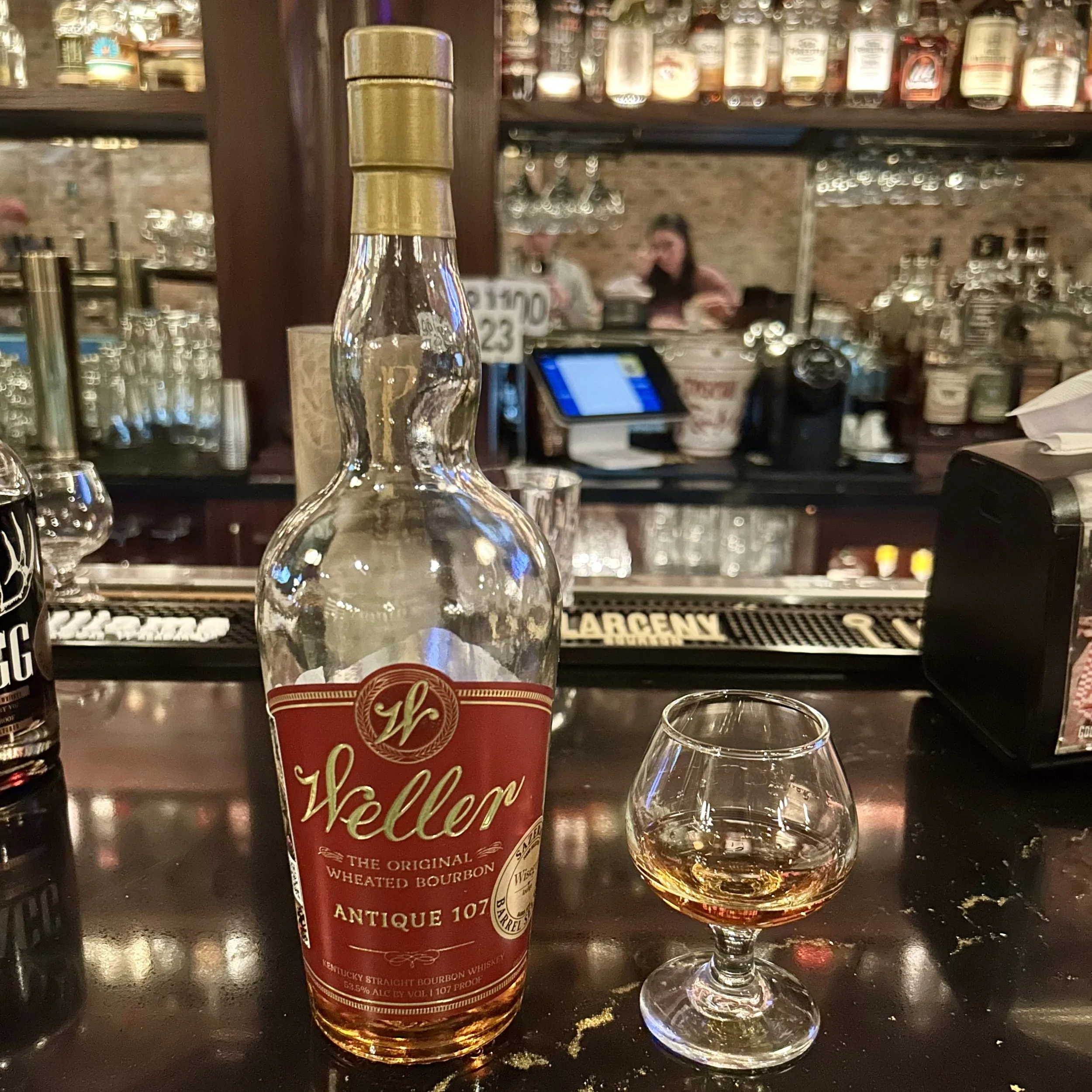 Review #851 - Weller Antique 107 Single Barrel - Wiseguy Lounge Pick 'The Big Easy'