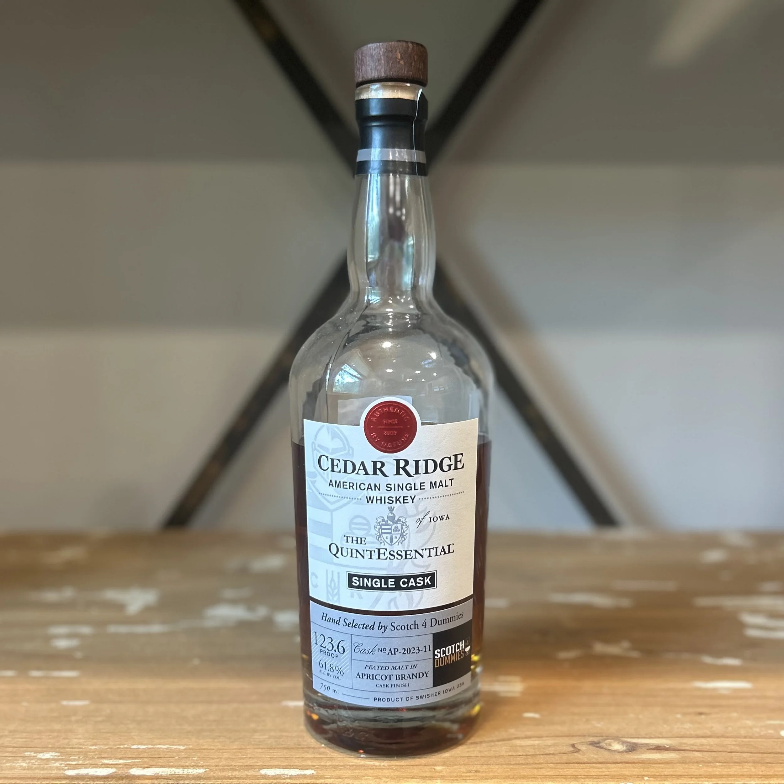 Review #911 - Cedar Ridge The QuintEssential Single Cask Apricot Brandy Cask Finish - Scotch 4 Dummies Pick