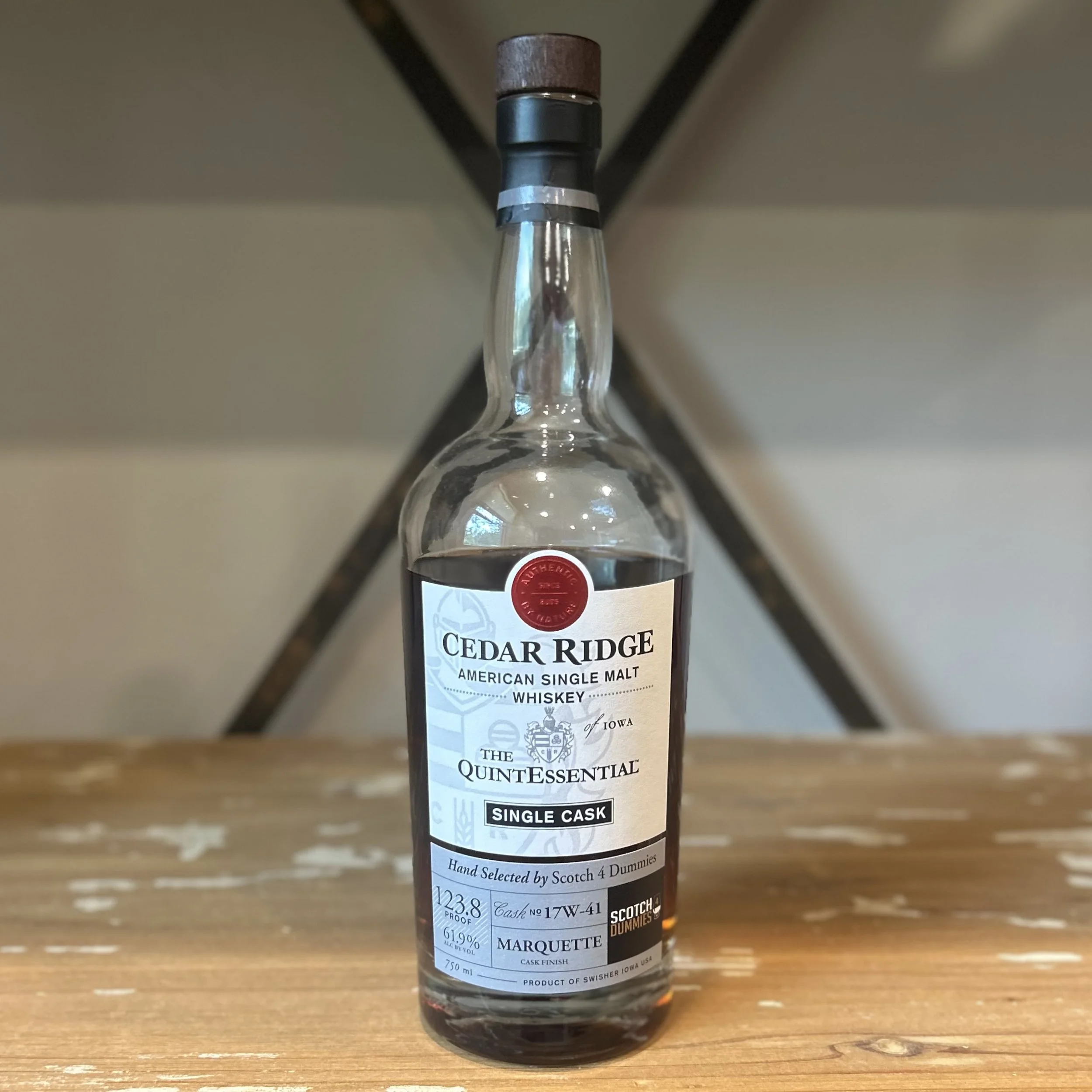Review #912 - Cedar Ridge The QuintEssential Single Cask Marquette Wine Cask Finish - Scotch 4 Dummies Pick