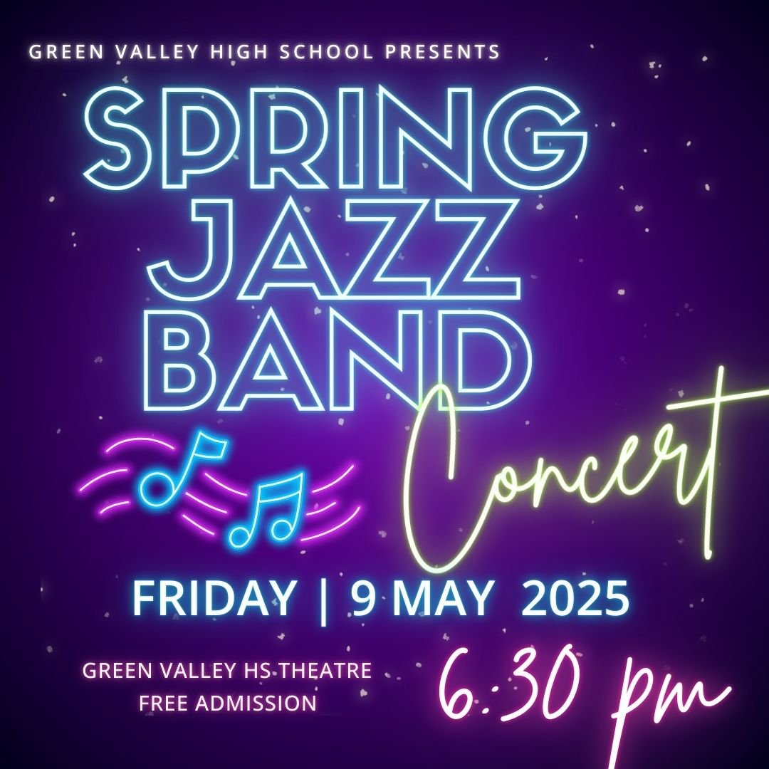 Join us for our final Jazz Concert of the school year! GO GATORS!!π