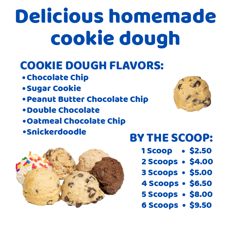 MENU — DoSiDough Edible Cookie Dough