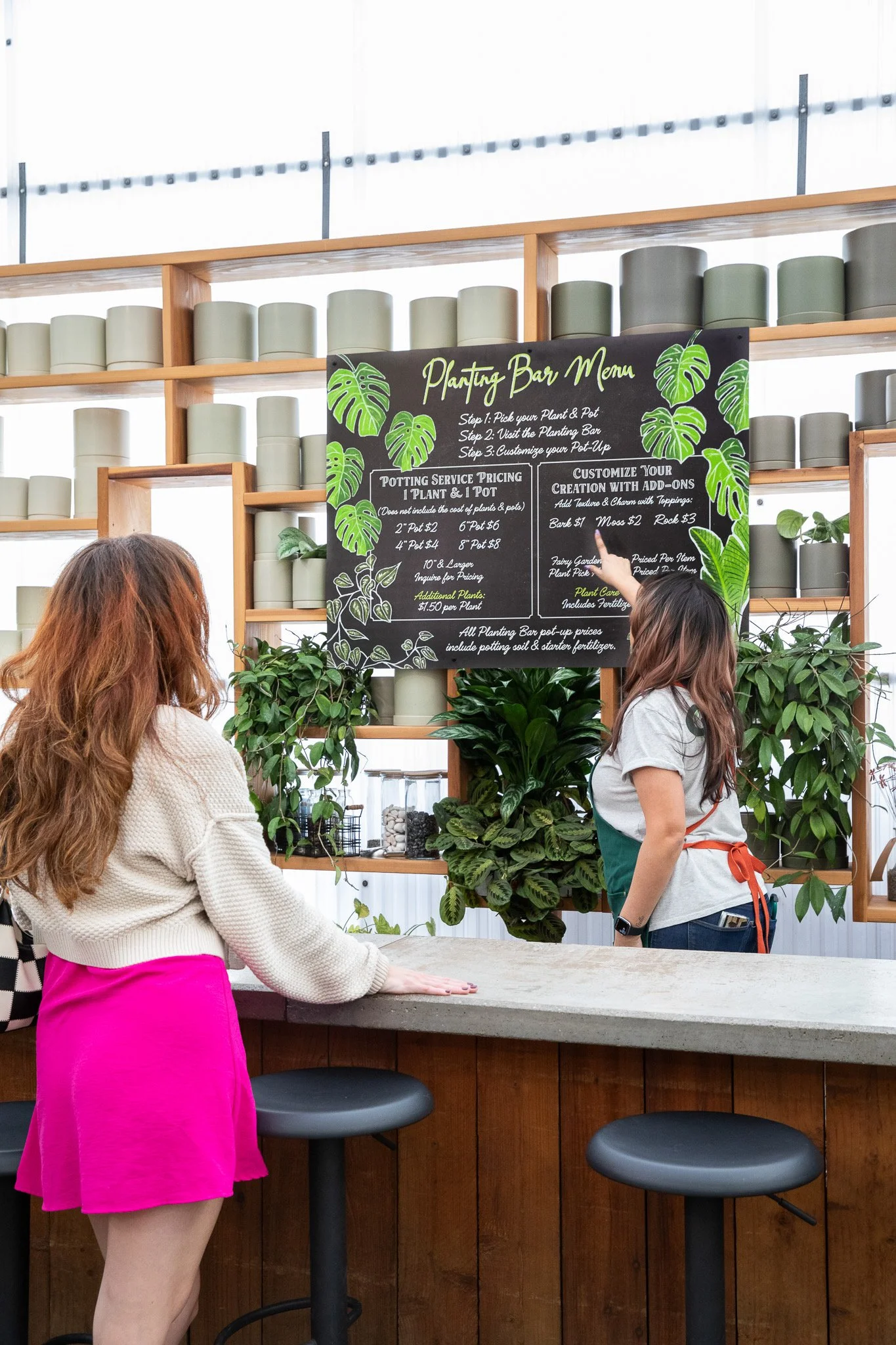 Planting Bar Signage