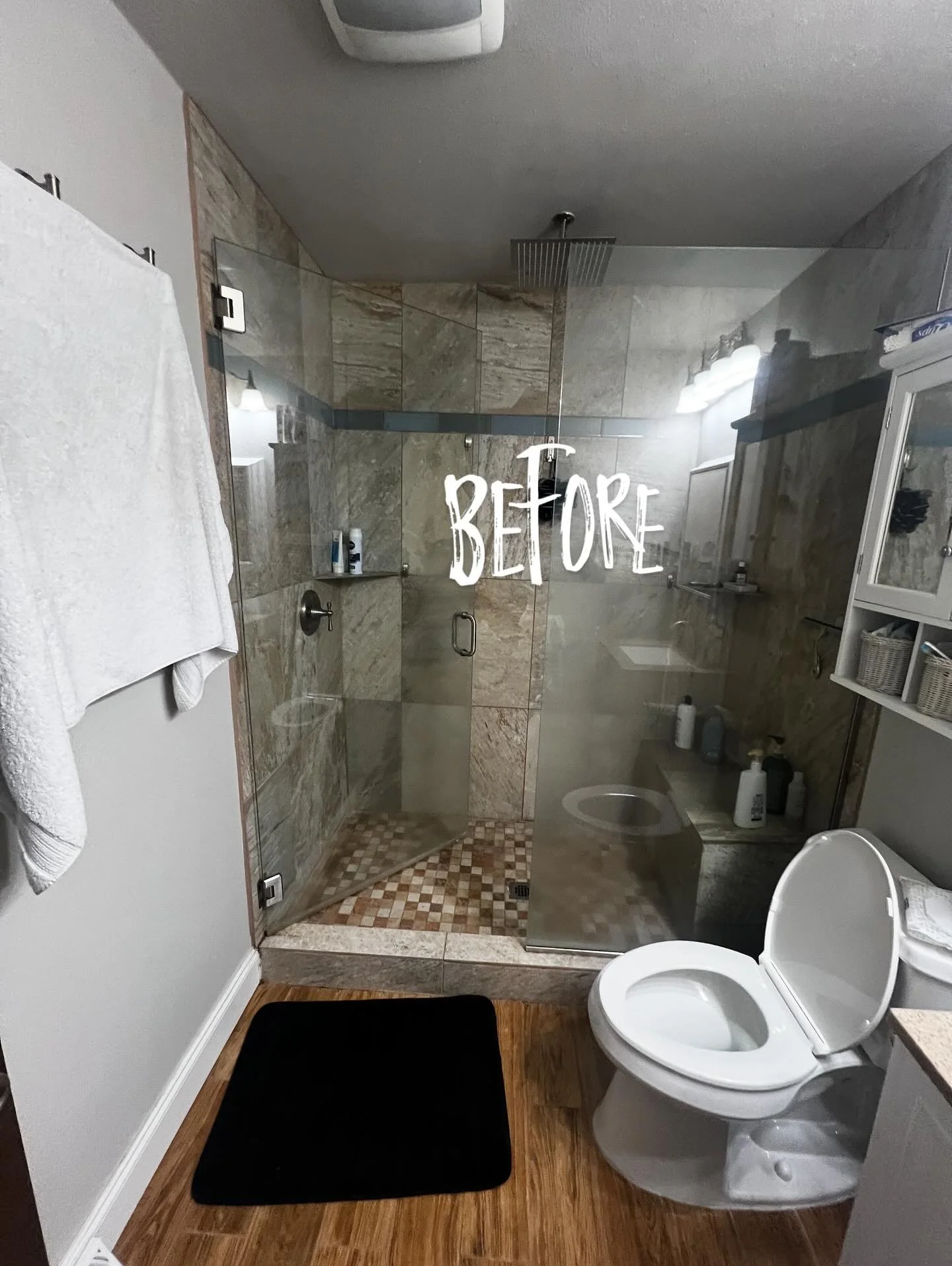 How much time do we spend in our bathrooms? We want to enjoy it, right?! #restoration #construction #generalcontractor #coloradoconsyruction #colorado #kitchenremodel #handyman #denvermetro #flooring #tiling #deckbuilder #patiorestoration