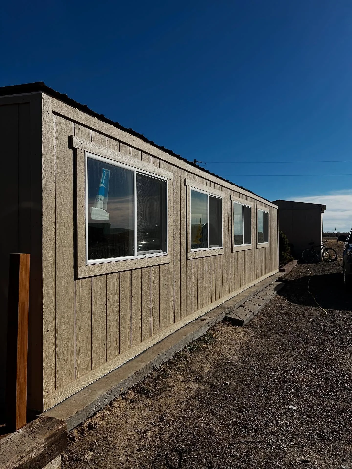 Fully enclosed this patio and installed two sliding glass door on this country home. Now they can enjoy their patio in all seasons. #restoration #construction #generalcontractor #coloradoconsyruction #colorado #kitchenremodel #handyman #denvermetro #