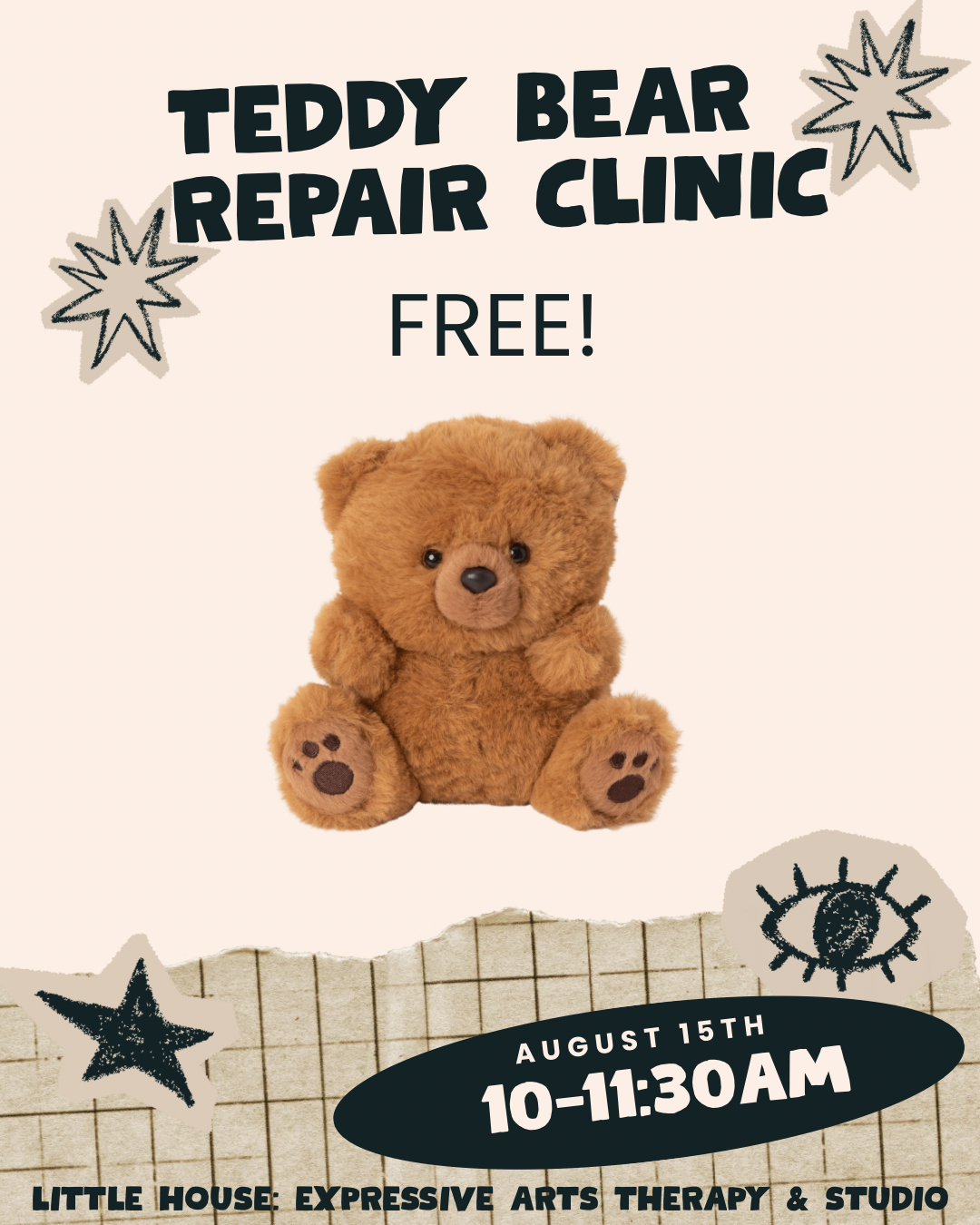Teddy Bear Repair Clinic!