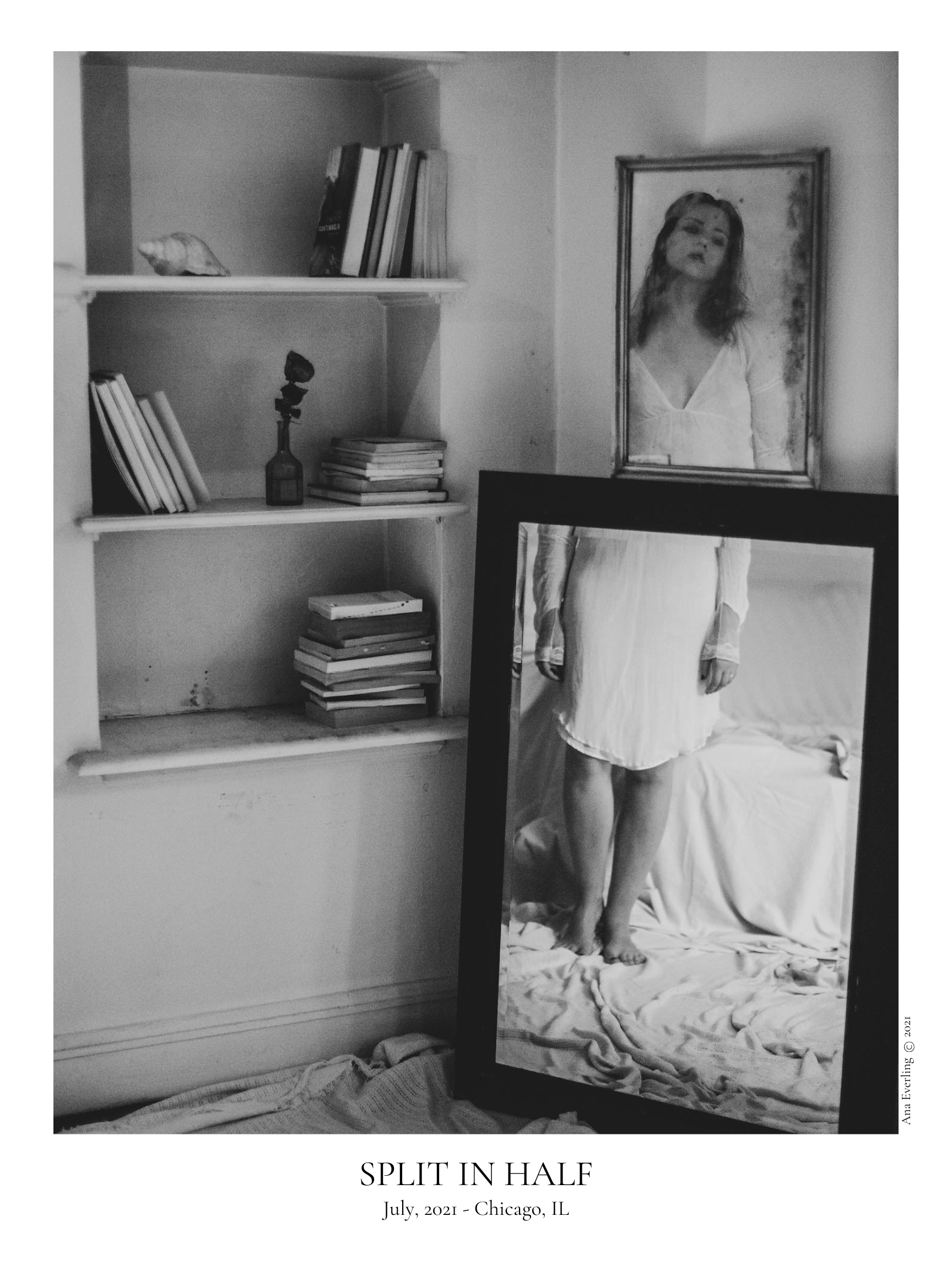 Split in Half - Self-Portrait