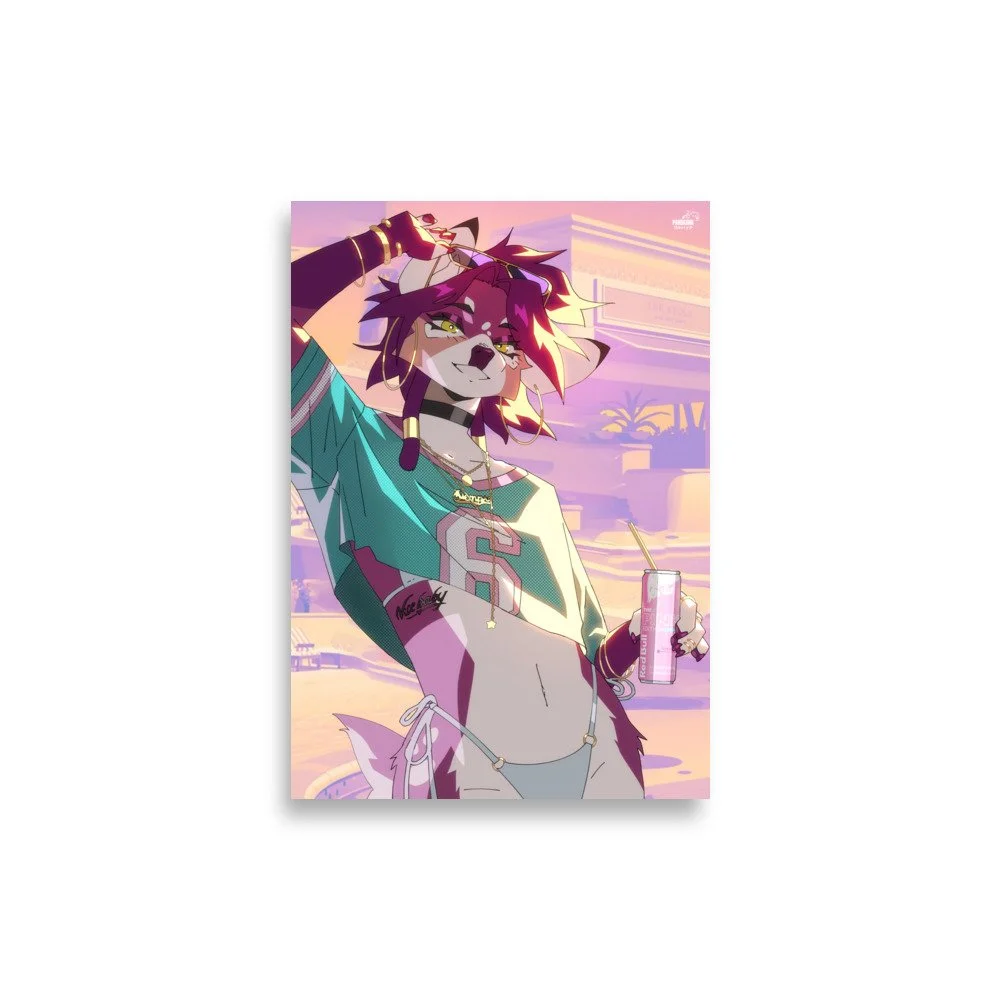 GIRL COVER SIGNED PRINT