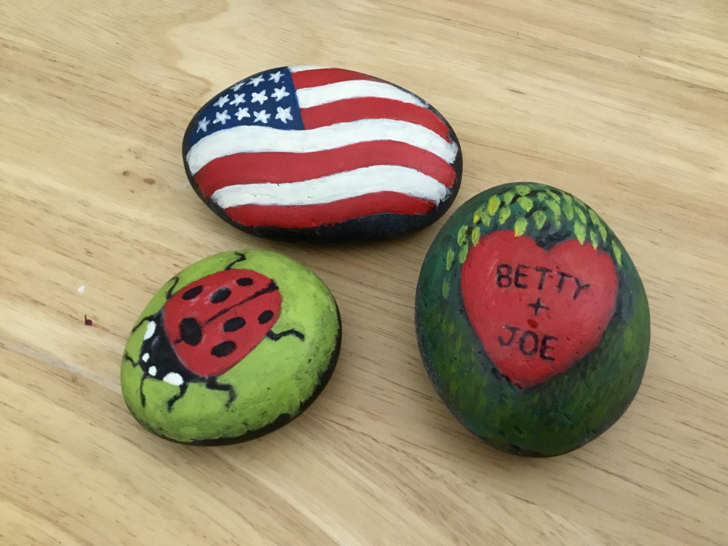 Memorial Rocks for My Parents