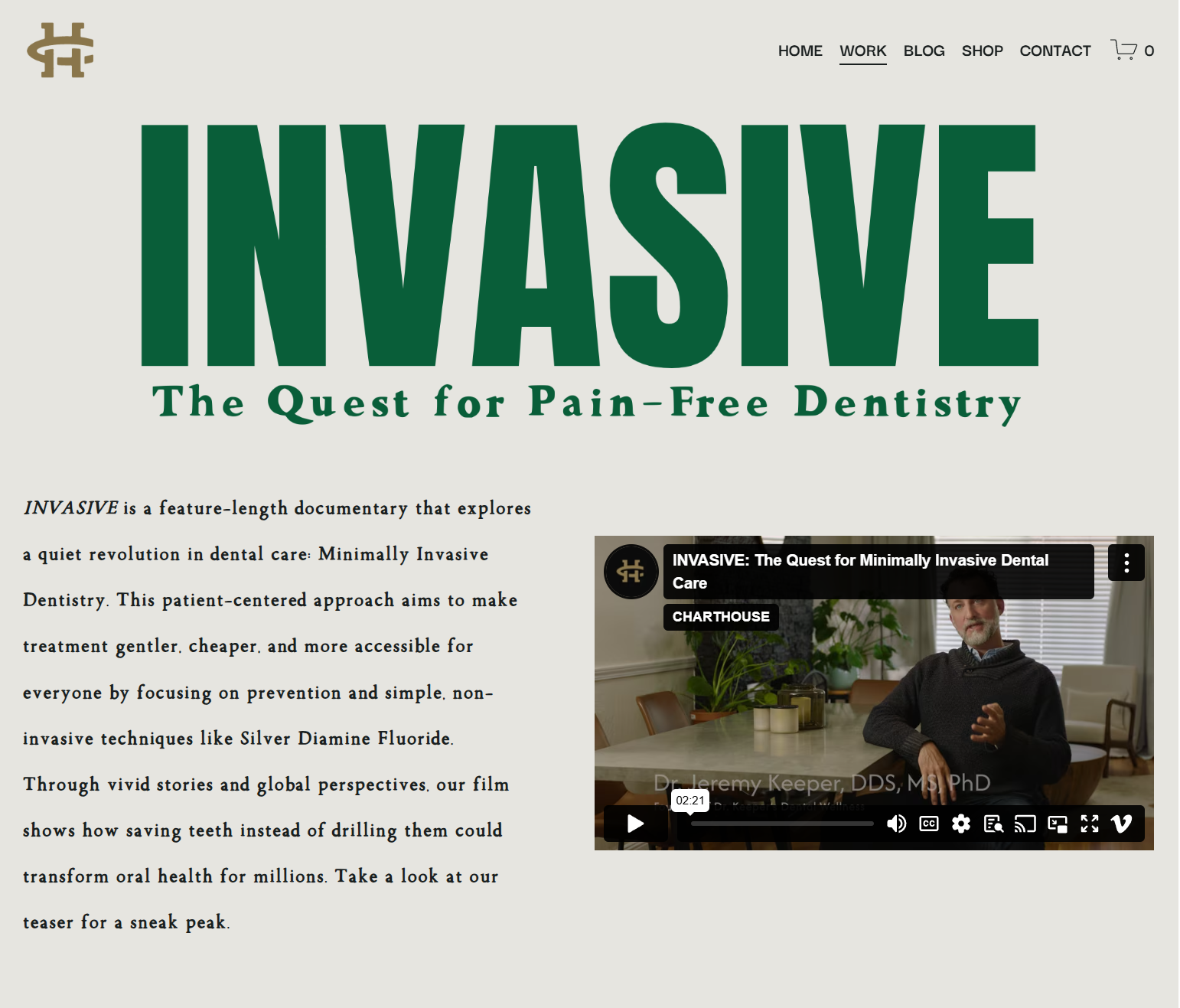 Invasive: The Quest for Pain Free Dentistry