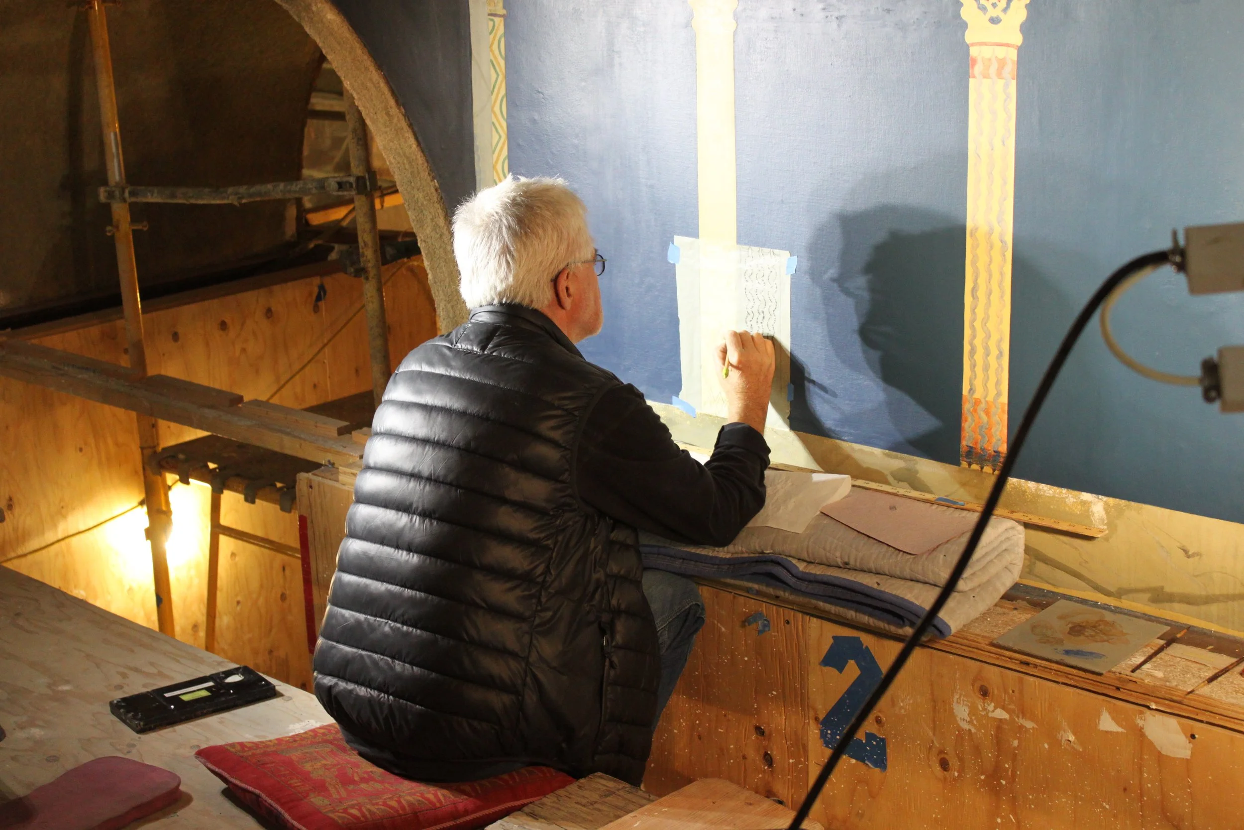 Wilshire Boulevard Temple Mural Restoration — Zebala & Partners Art