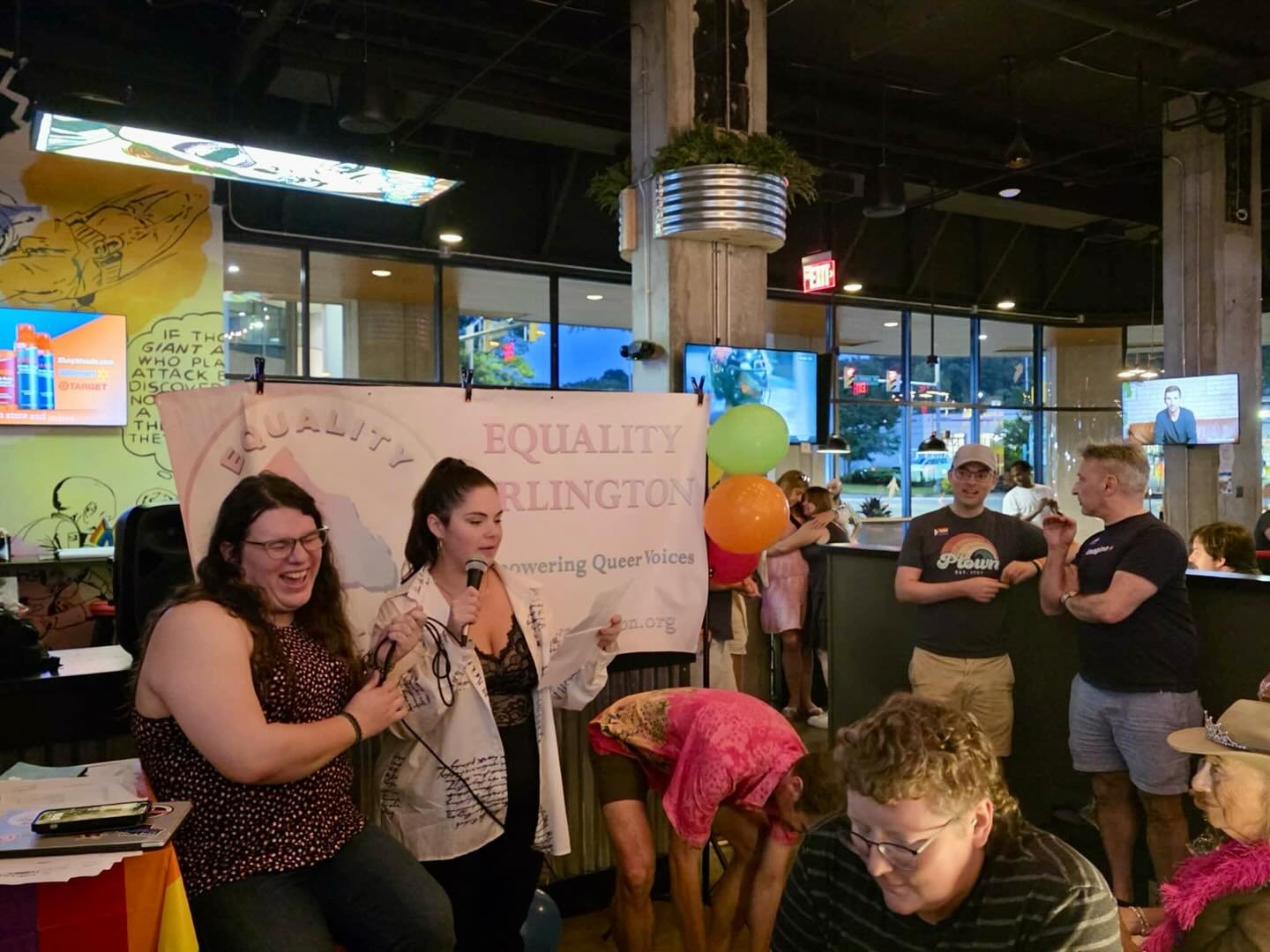 THANK YOU, THANK YOU, THANK YOU to everyone who came out to celebrate at our Pride Party on Saturday! We had a fabulous time celebrating Pride 2025 with our community! Queer trivia was fun (and a little challenging) and you all did great and there we